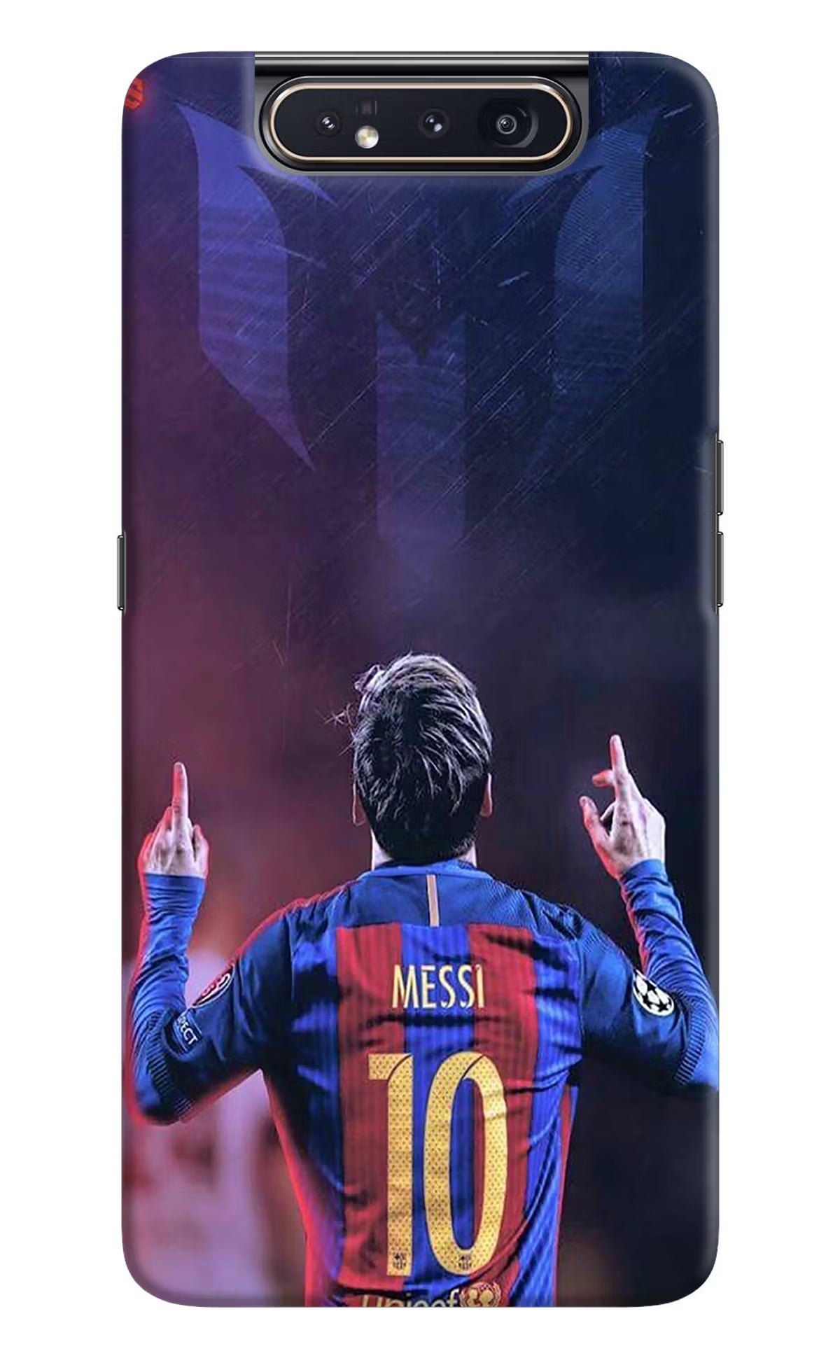 Messi Samsung A80 Back Cover - Messi Samsung A80 Hard Case Back Cover by Casekaro Messi Samsung A80 Hard Case Back Cover by Casekaro