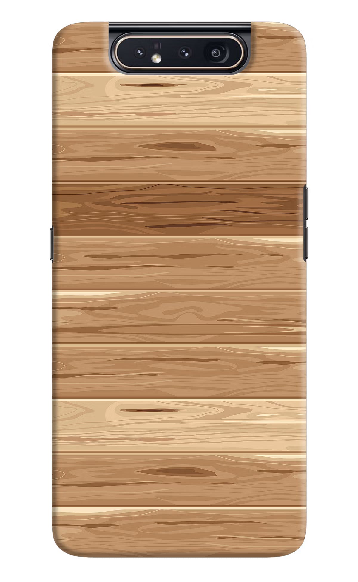 Wooden Vector Samsung A80 Back Cover - Wooden Vector Samsung A80 Hard Case Back Cover by Casekaro Wooden Vector Samsung A80 Hard Case Back Cover by Casekaro