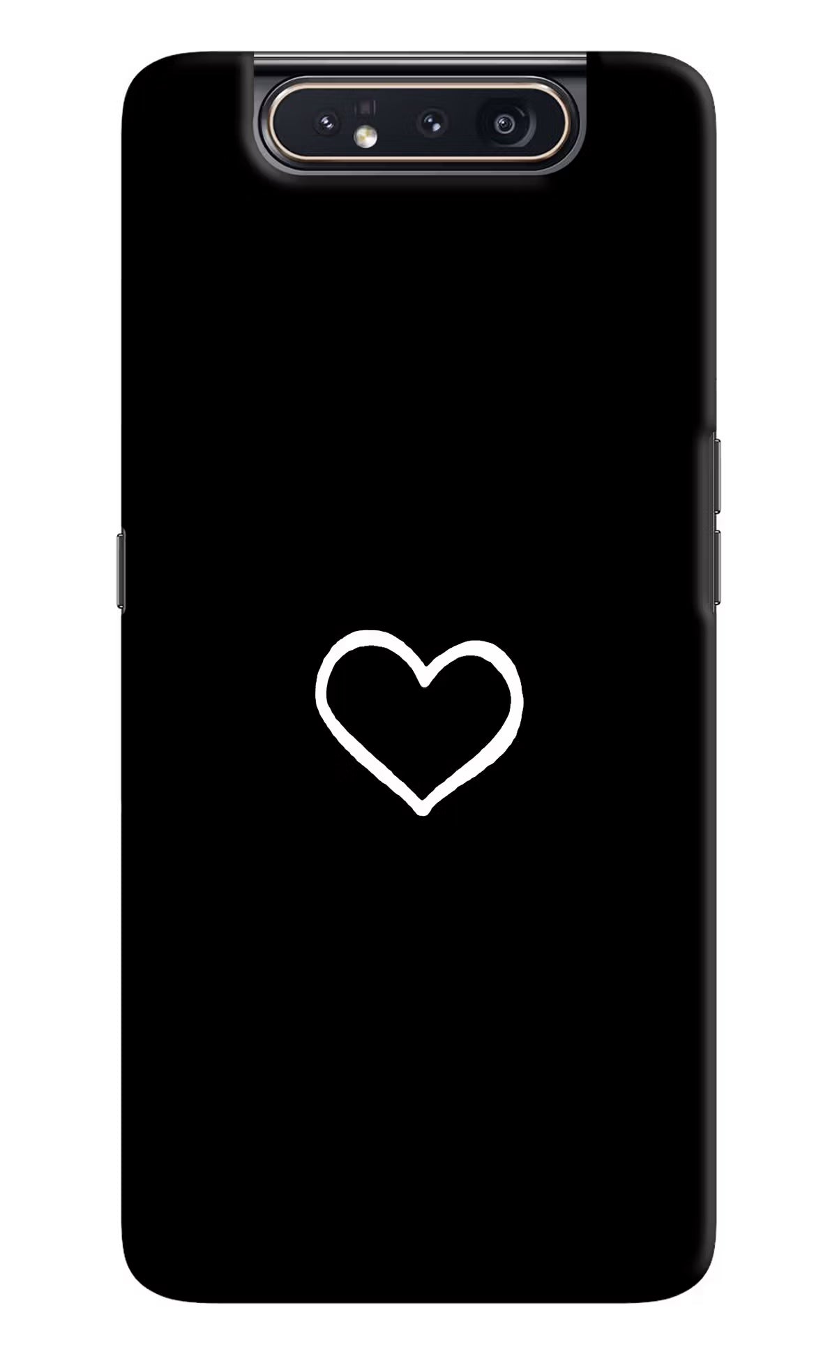 Heart Samsung A80 Back Cover - Heart Samsung A80 Hard Case Back Cover by Casekaro Heart Samsung A80 Hard Case Back Cover by Casekaro