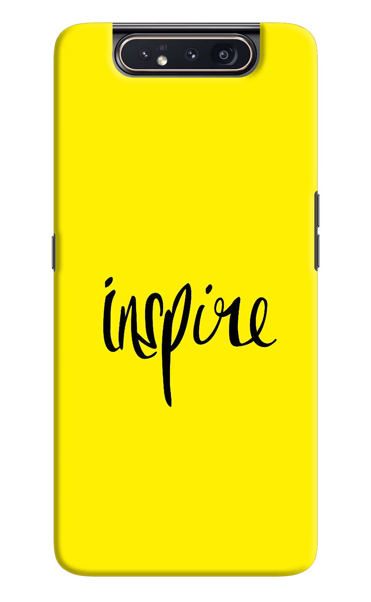 Inspire Samsung A80 Back Cover - Inspire Samsung A80 Hard Case Back Cover by Casekaro Inspire Samsung A80 Hard Case Back Cover by Casekaro