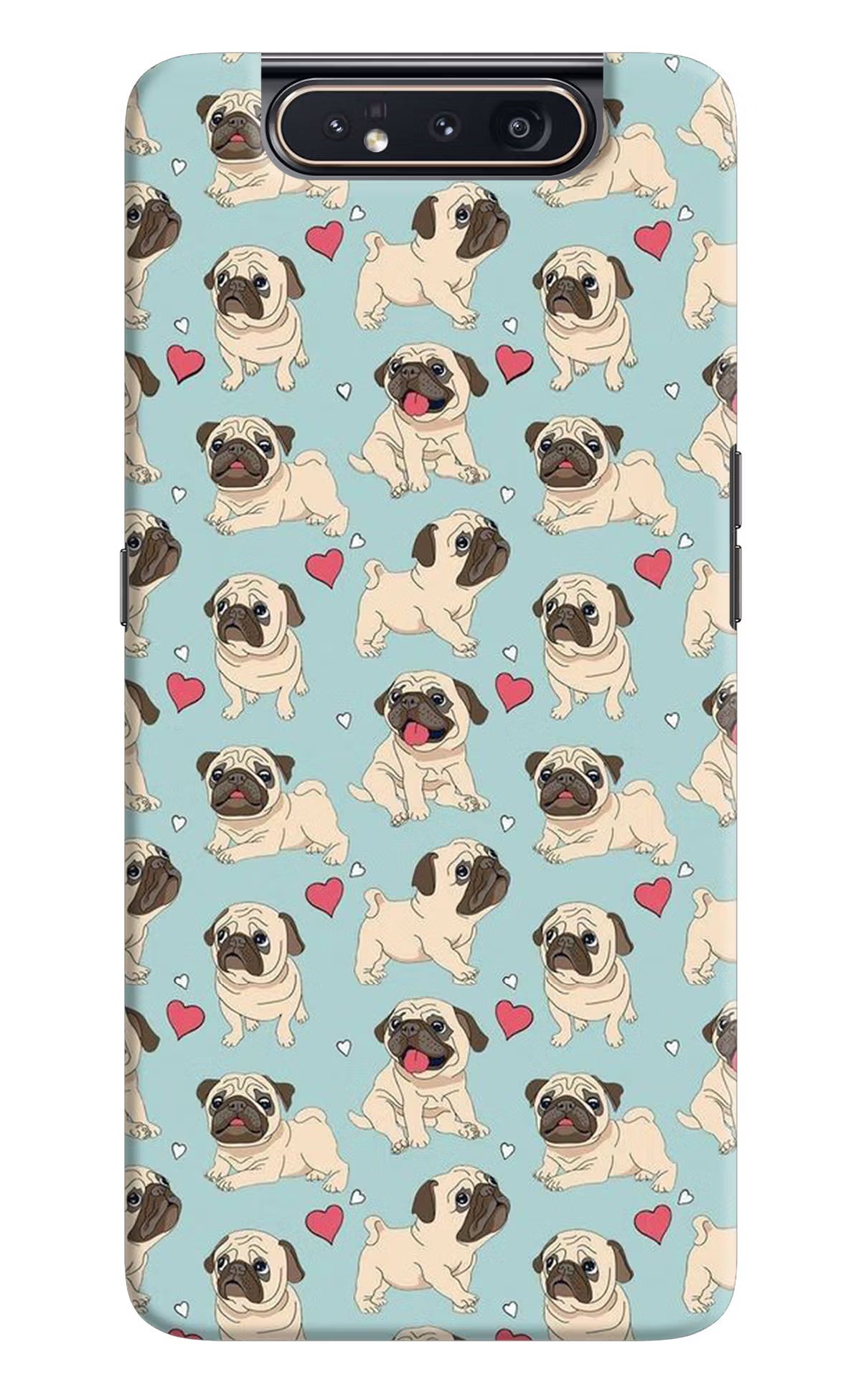 Pug Dog Samsung A80 Back Cover - Pug Dog Samsung A80 Hard Case Back Cover by Casekaro Pug Dog Samsung A80 Hard Case Back Cover by Casekaro