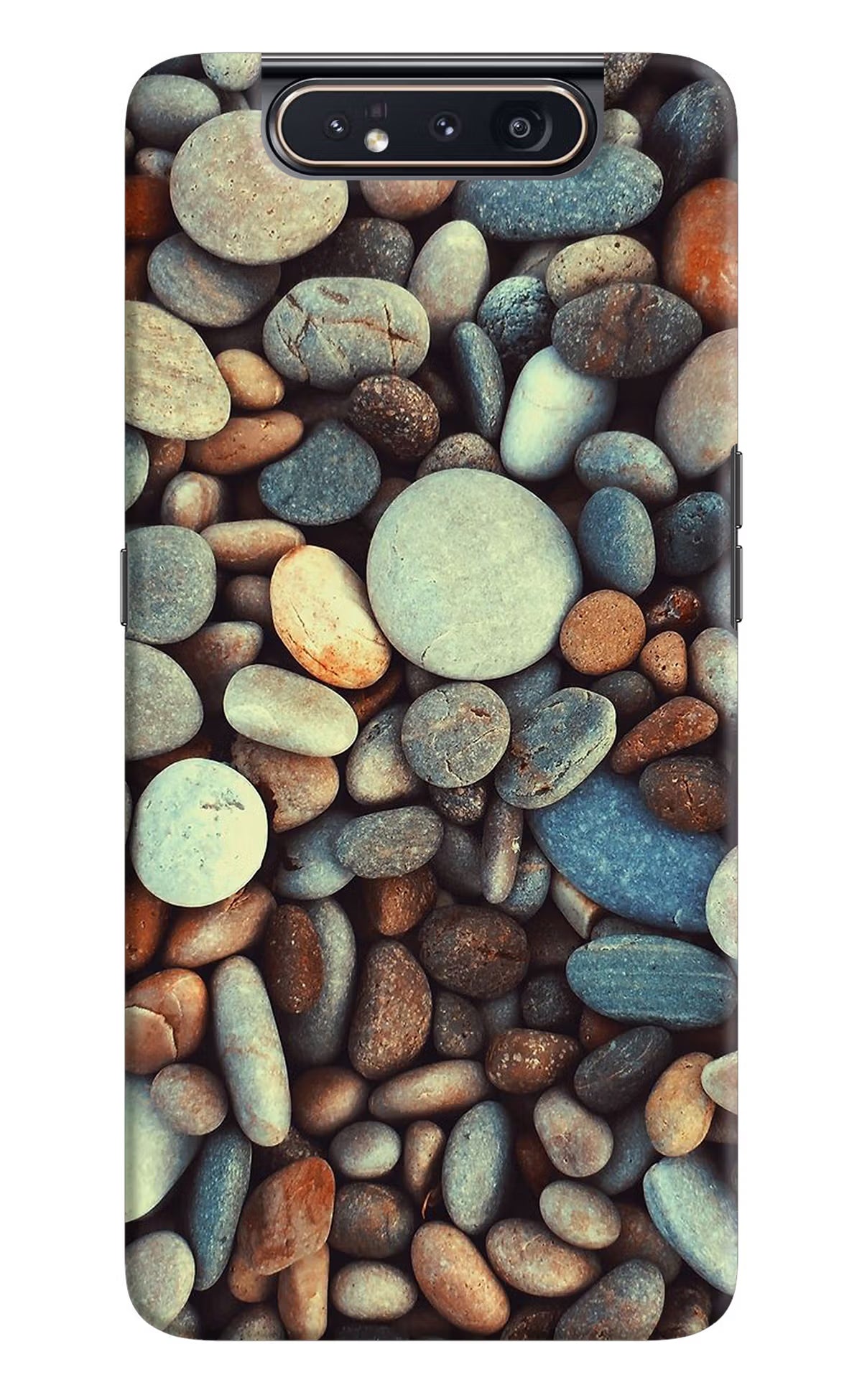 Pebble Samsung A80 Back Cover - Pebble Samsung A80 Hard Case Back Cover by Casekaro Pebble Samsung A80 Hard Case Back Cover by Casekaro