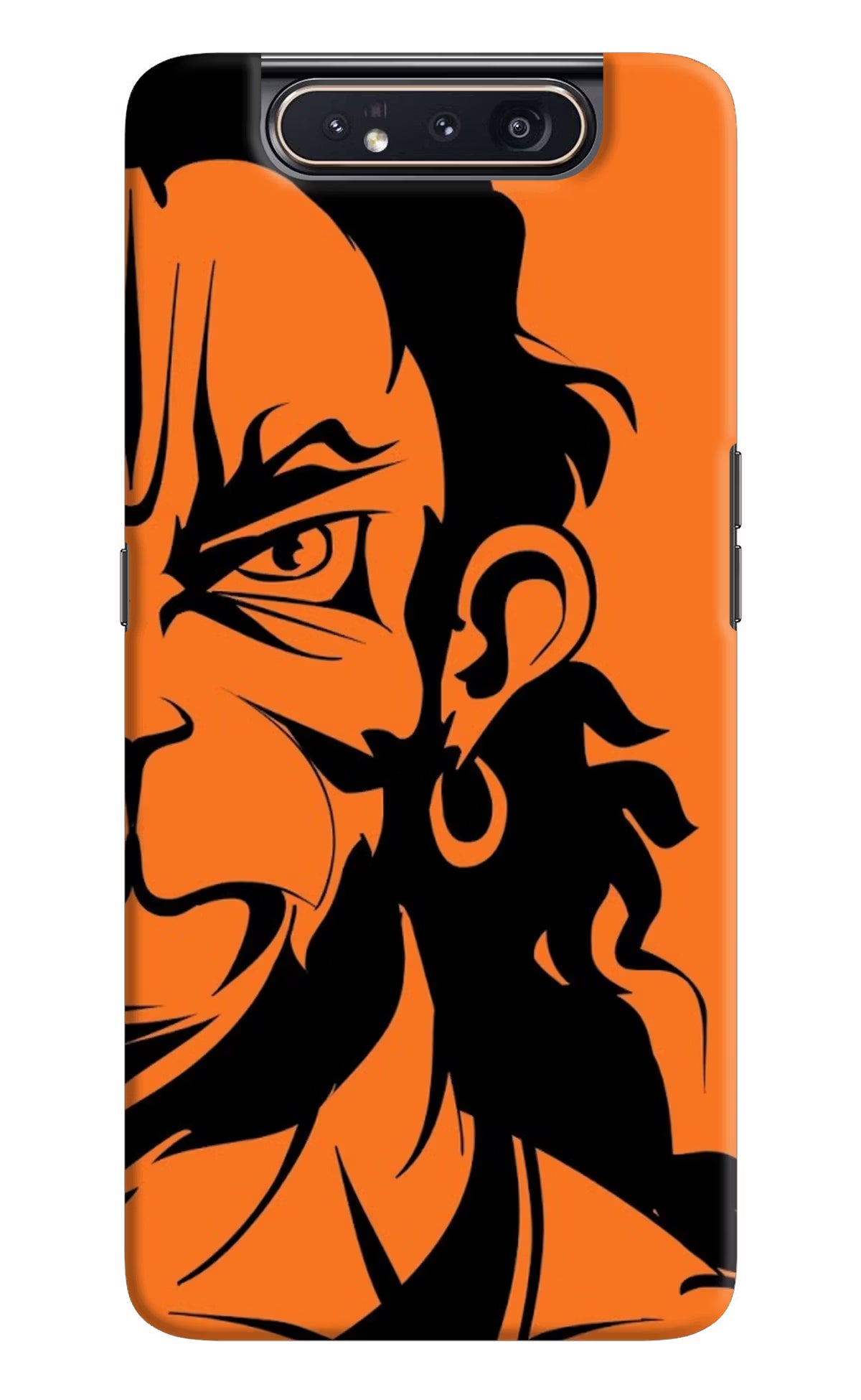 Hanuman Samsung A80 Back Cover - Hanuman Samsung A80 Hard Case Back Cover by Casekaro Hanuman Samsung A80 Hard Case Back Cover by Casekaro