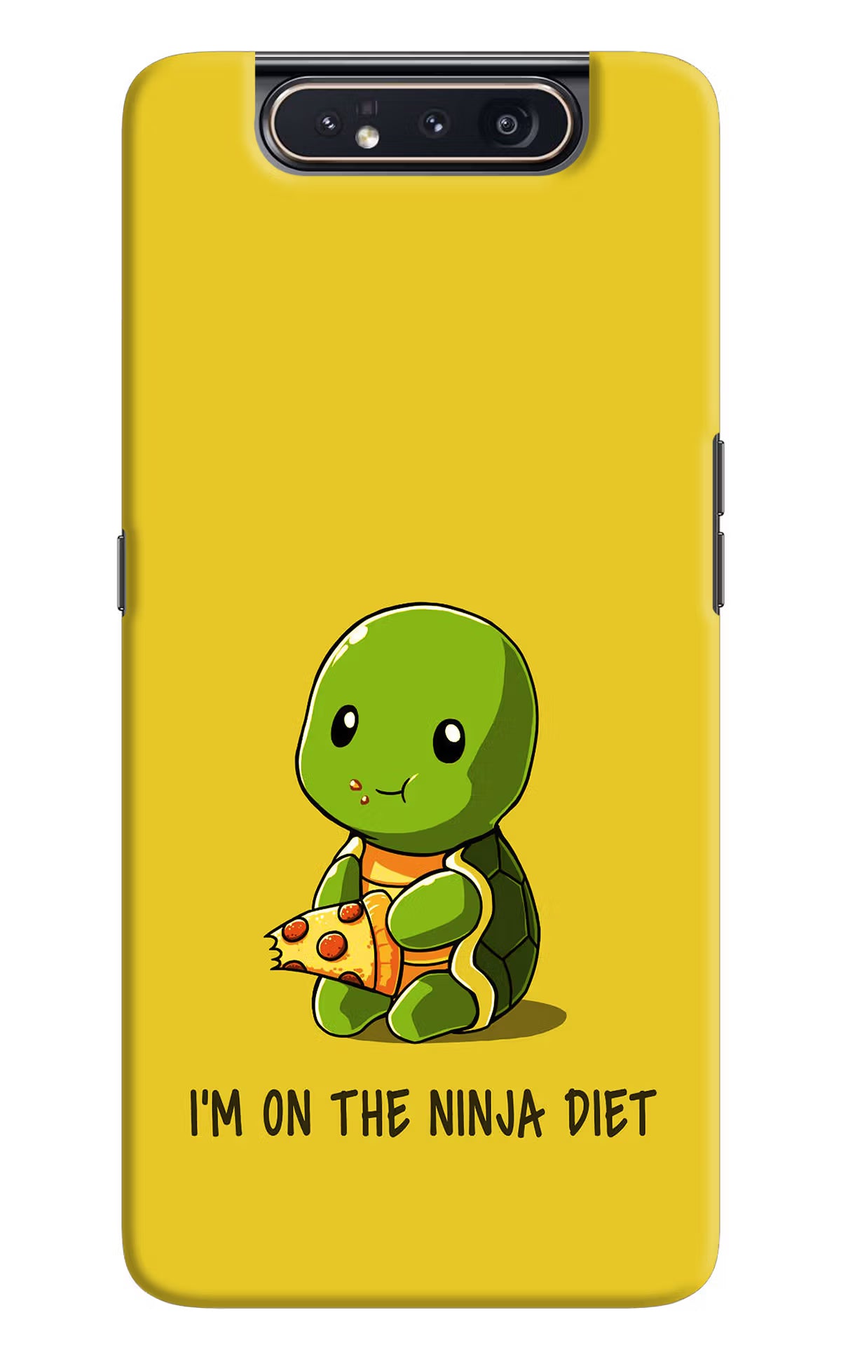 I'm on Ninja Diet Samsung A80 Back Cover - I'm on Ninja Diet Samsung A80 Hard Case Back Cover by Casekaro I'm on Ninja Diet Samsung A80 Hard Case Back Cover by Casekaro