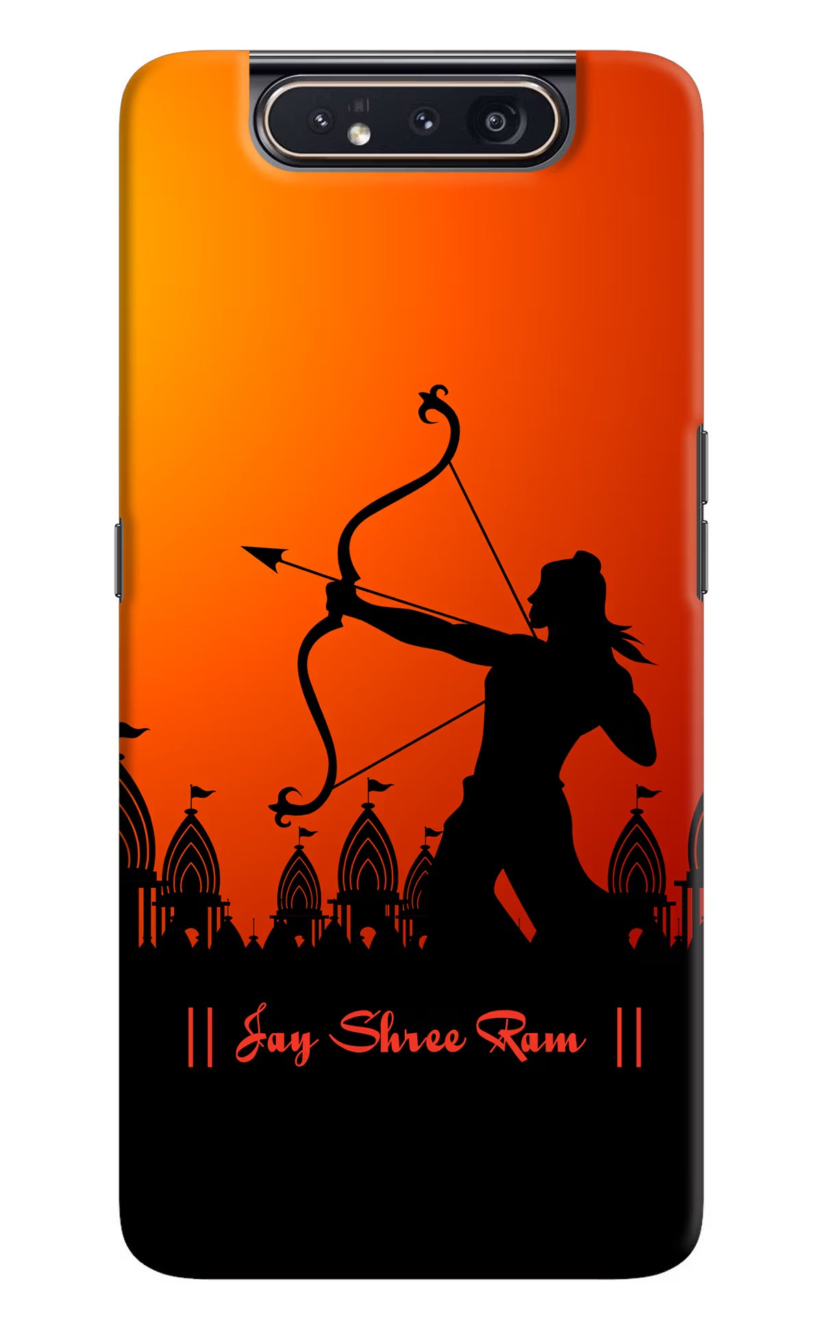 Lord Ram - 4 Samsung A80 Back Cover - Lord Ram - 4 Samsung A80 Hard Case Back Cover by Casekaro Lord Ram - 4 Samsung A80 Hard Case Back Cover by Casekaro