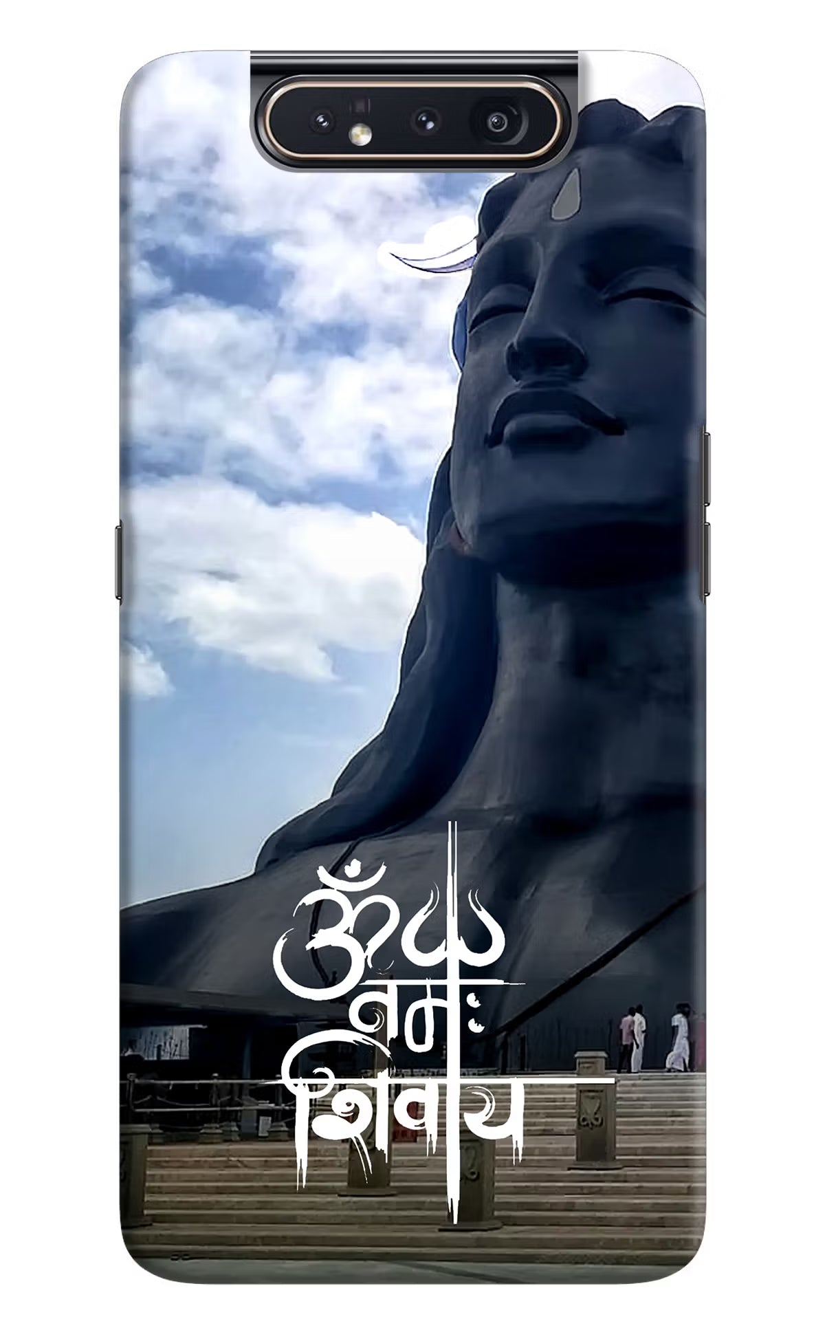 Om Namah Shivay Samsung A80 Back Cover - Om Namah Shivay Samsung A80 Hard Case Back Cover by Casekaro Om Namah Shivay Samsung A80 Hard Case Back Cover by Casekaro