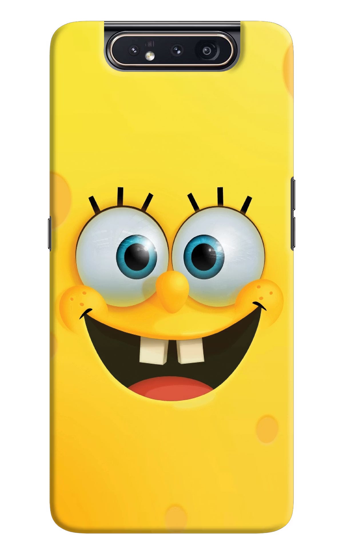 Sponge 1 Samsung A80 Back Cover - Sponge 1 Samsung A80 Hard Case Back Cover by Casekaro Sponge 1 Samsung A80 Hard Case Back Cover by Casekaro