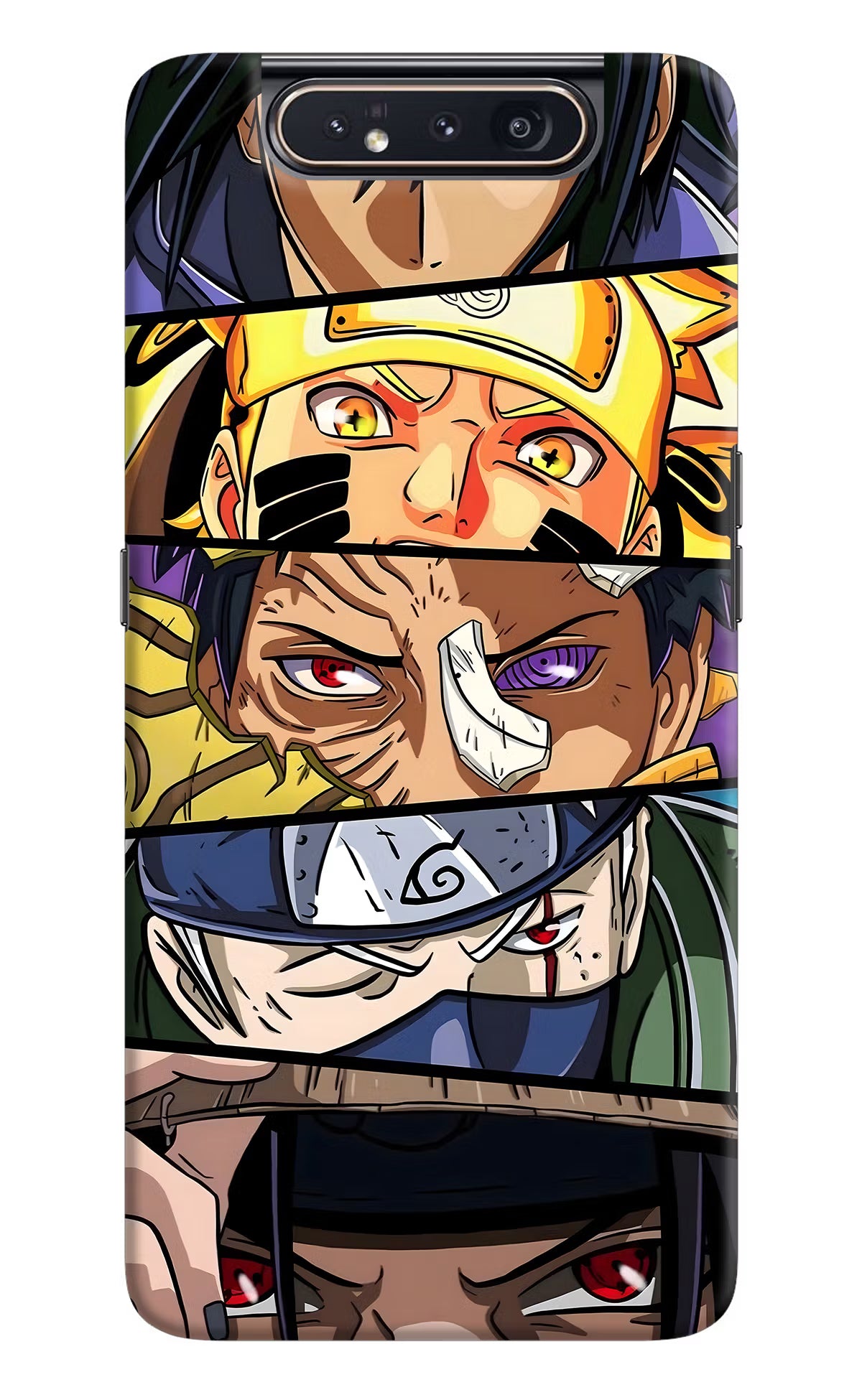 Naruto Character Samsung A80 Back Cover - Naruto Character Samsung A80 Hard Case Back Cover by Casekaro Naruto Character Samsung A80 Hard Case Back Cover by Casekaro