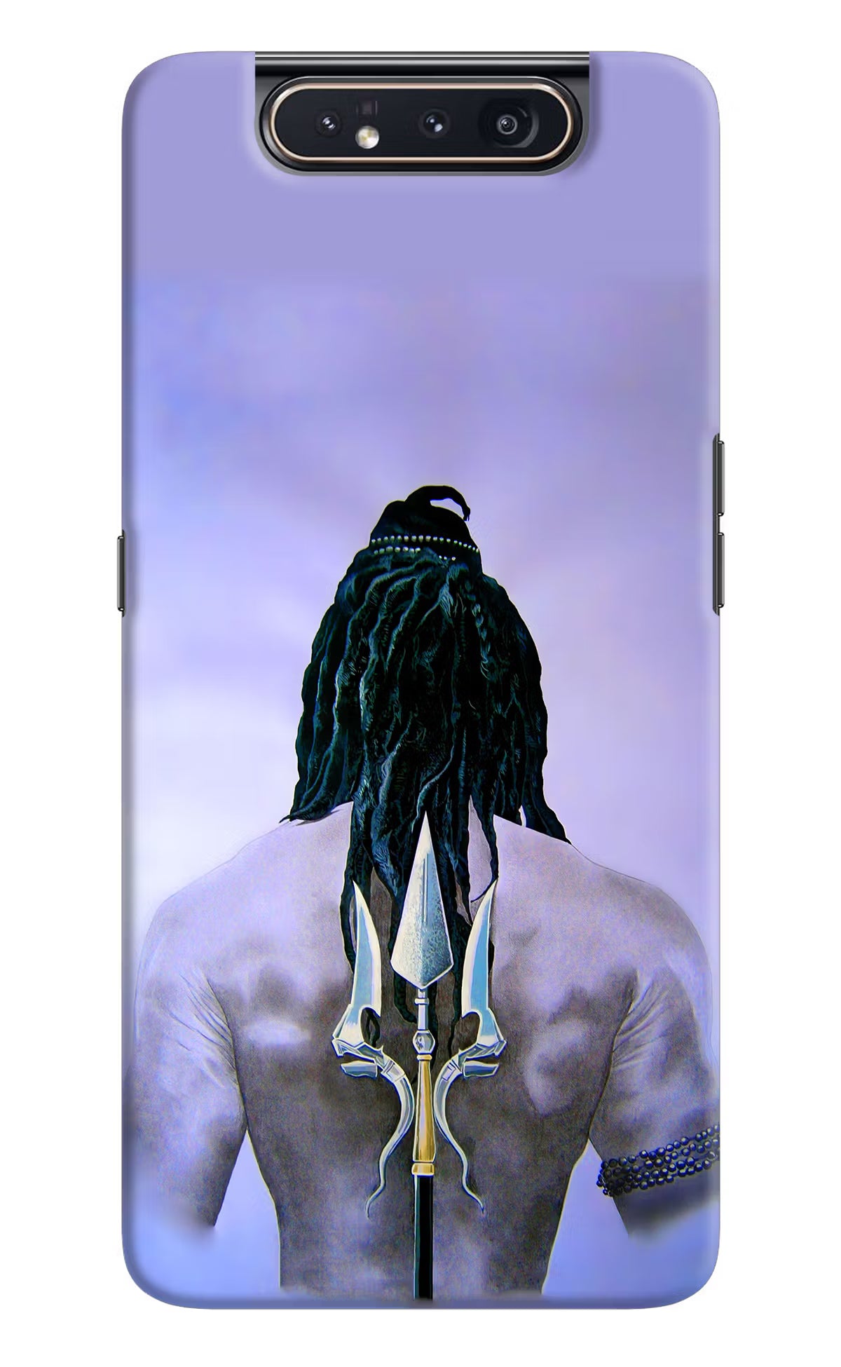 Shiva Samsung A80 Back Cover - Shiva Samsung A80 Hard Case Back Cover by Casekaro Shiva Samsung A80 Hard Case Back Cover by Casekaro