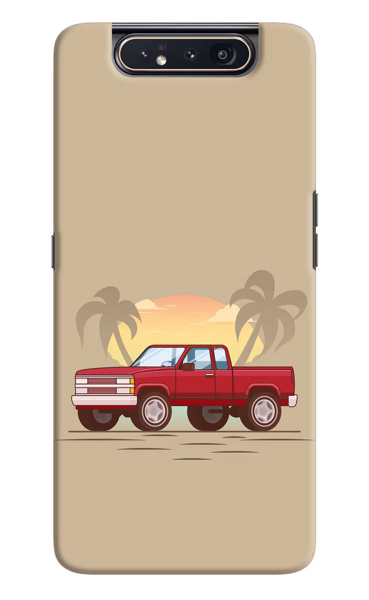 Desert Classic Drive Samsung A80 Back Cover - Desert Classic Drive Samsung A80 Hard Case Back Cover by Casekaro Desert Classic Drive Samsung A80 Hard Case Back Cover by Casekaro