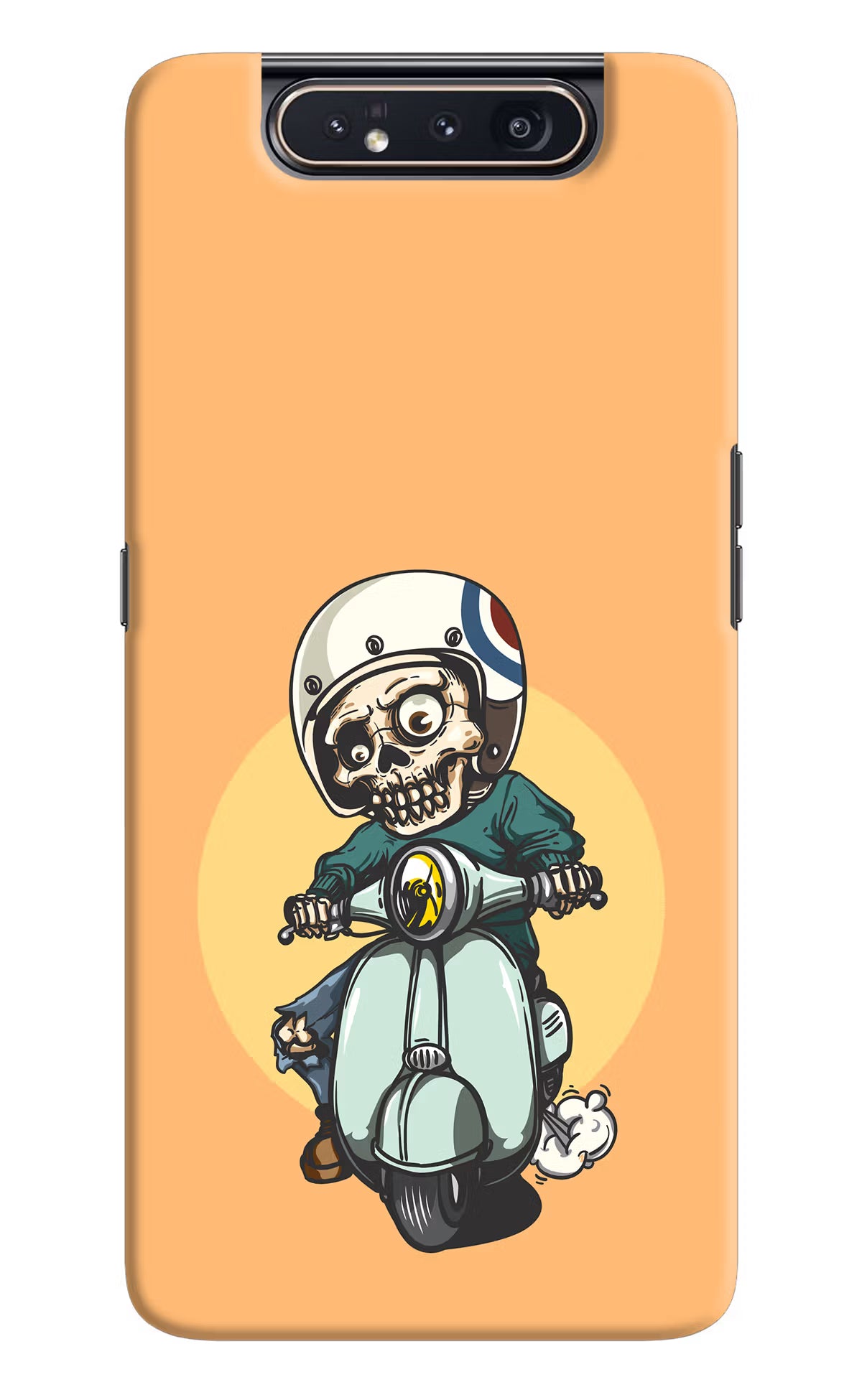 Undead Biker Samsung A80 Back Cover - Undead Biker Samsung A80 Hard Case Back Cover by Casekaro Undead Biker Samsung A80 Hard Case Back Cover by Casekaro