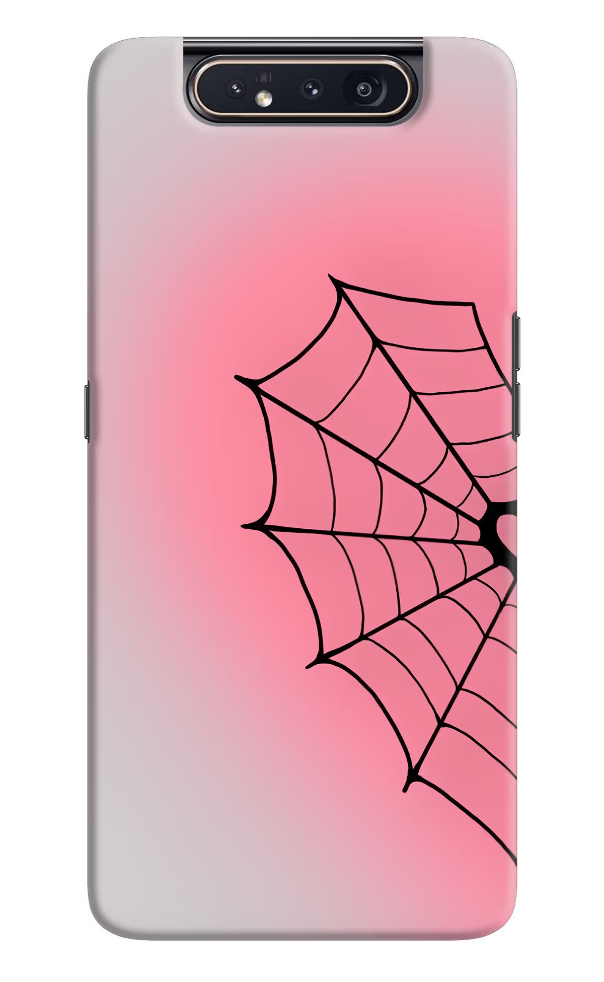 Pink Web Samsung A80 Back Cover - Pink Web Samsung A80 Back Cover Pink Web Samsung A80 Back Cover
