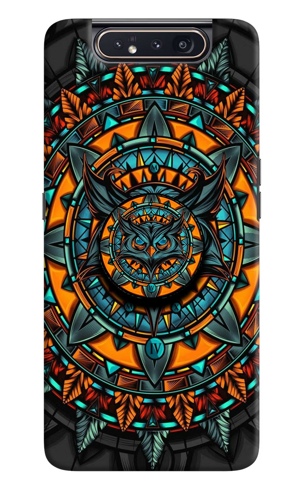 Angry Owl Samsung A80 Pop Case - Angry Owl Samsung A80 Pop Case by Casekaro Angry Owl Samsung A80 Pop Case by Casekaro