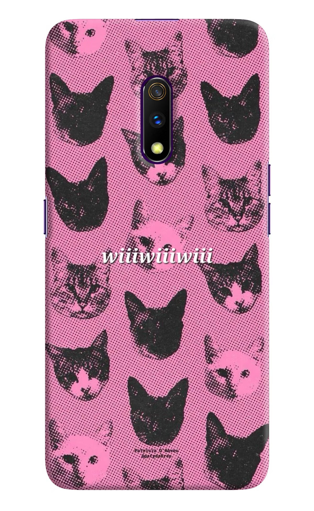 Pink Cats Realme X Back Cover - Pink Cats Realme X Back Cover Pink Cats Realme X Back Cover