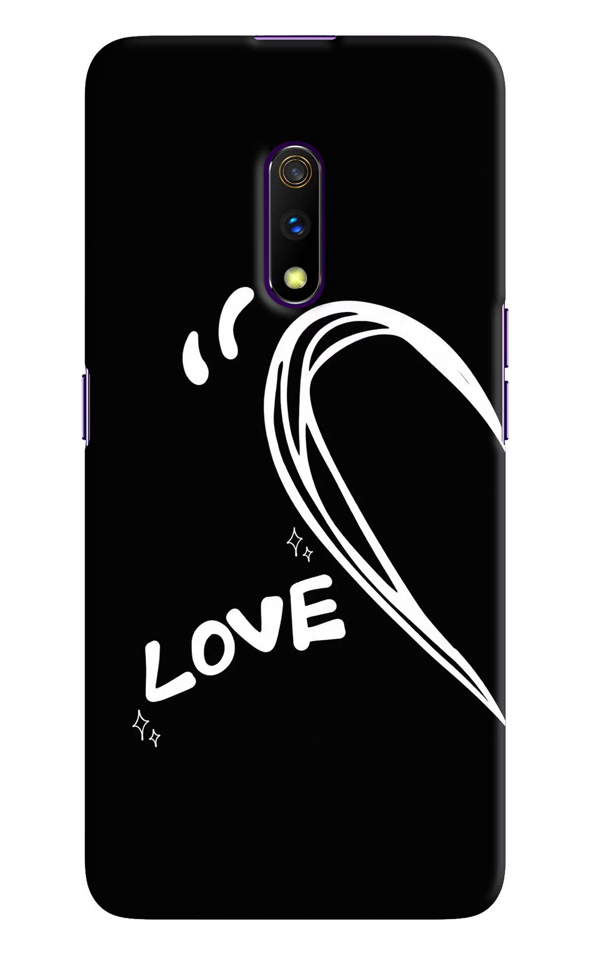 Love Line Realme X Back Cover - Love Line Realme X Back Cover Love Line Realme X Back Cover