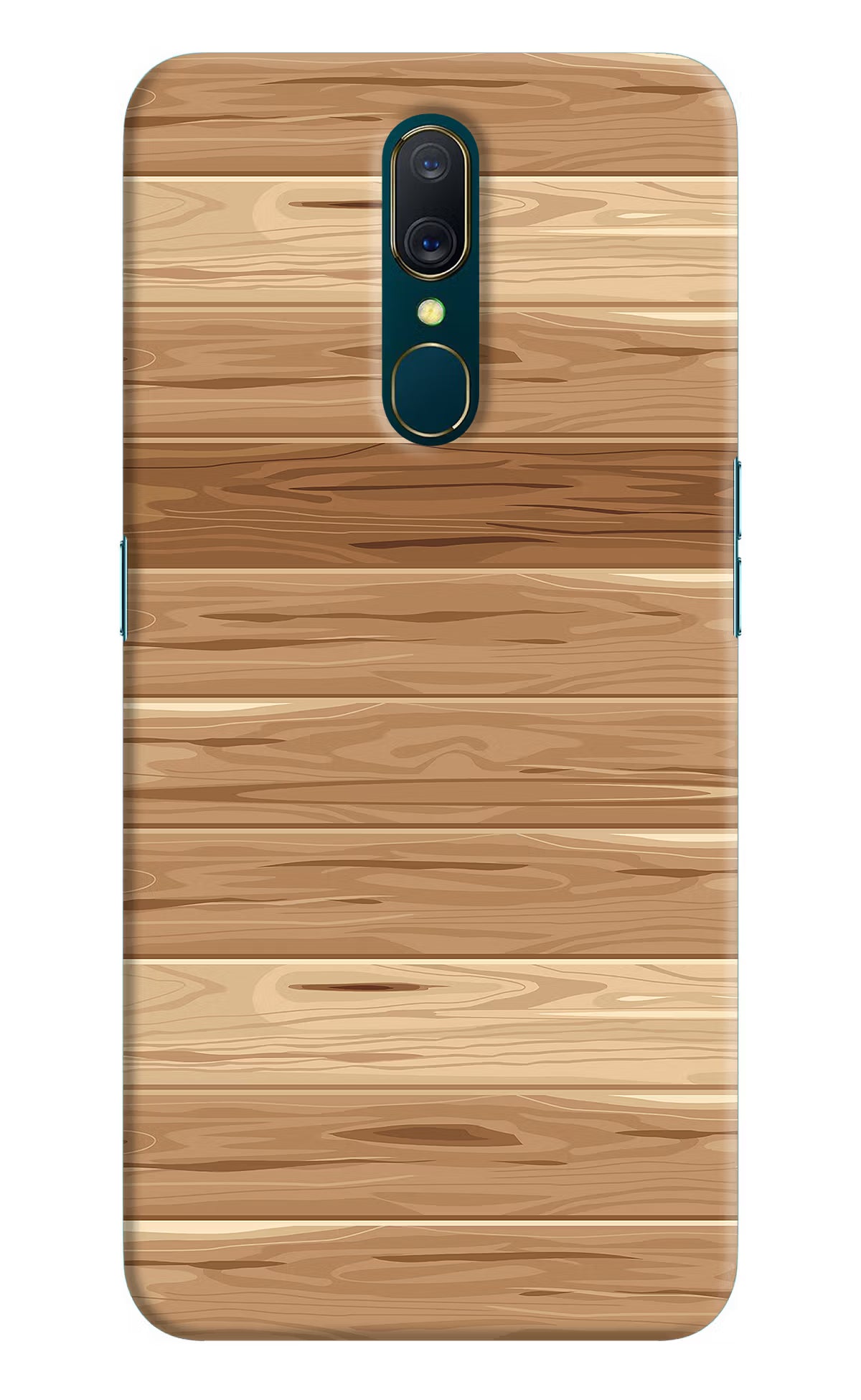 Wooden Vector Oppo A9 Back Cover - Wooden Vector Oppo A9 Hard Case Back Cover by Casekaro Wooden Vector Oppo A9 Hard Case Back Cover by Casekaro