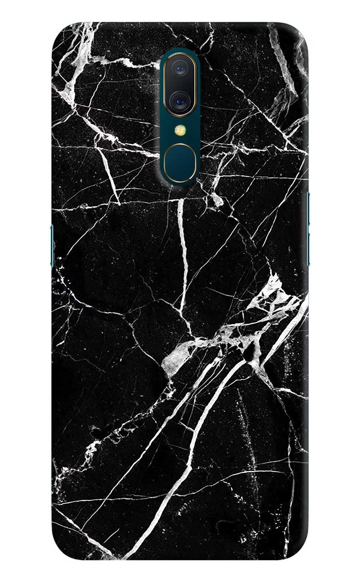 Black Marble Pattern Oppo A9 Back Cover - Black Marble Pattern Oppo A9 Hard Case Back Cover by Casekaro Black Marble Pattern Oppo A9 Hard Case Back Cover by Casekaro