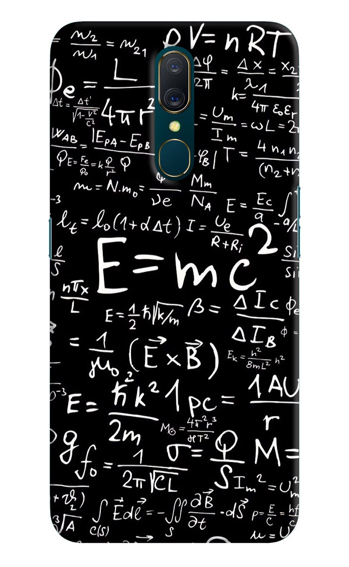 Physics Formula Oppo A9 Back Cover - Physics Formula Oppo A9 Hard Case Back Cover by Casekaro Physics Formula Oppo A9 Hard Case Back Cover by Casekaro