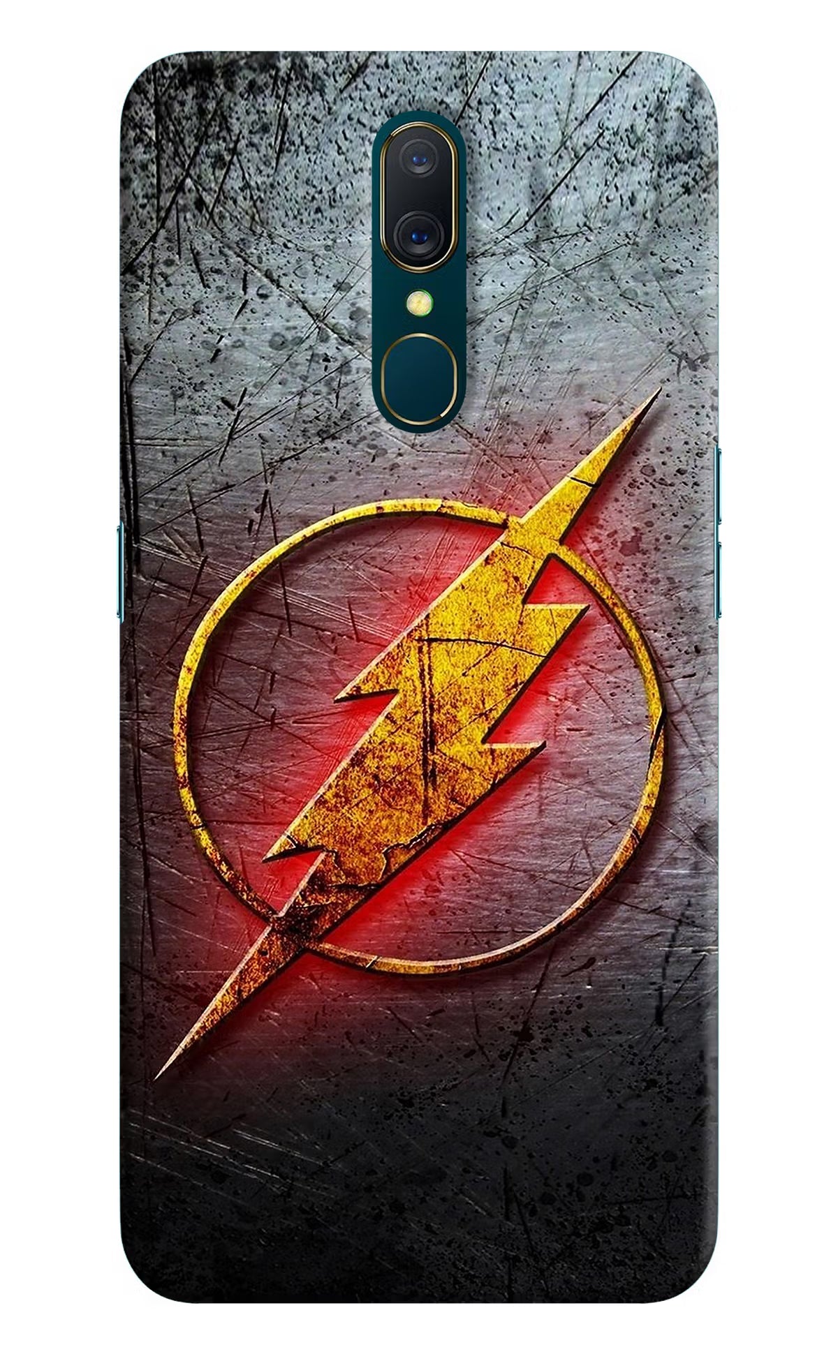 Flash Oppo A9 Back Cover - Flash Oppo A9 Hard Case Back Cover by Casekaro Flash Oppo A9 Hard Case Back Cover by Casekaro
