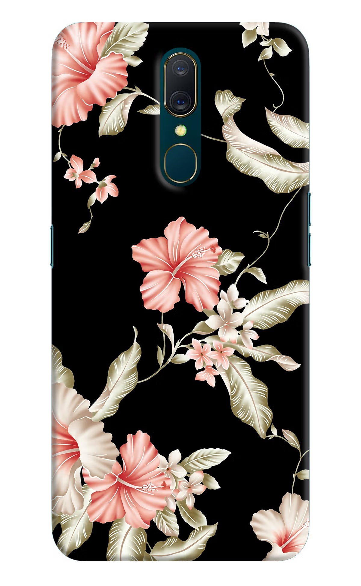 Flowers Oppo A9 Back Cover - Flowers Oppo A9 Hard Case Back Cover by Casekaro Flowers Oppo A9 Hard Case Back Cover by Casekaro