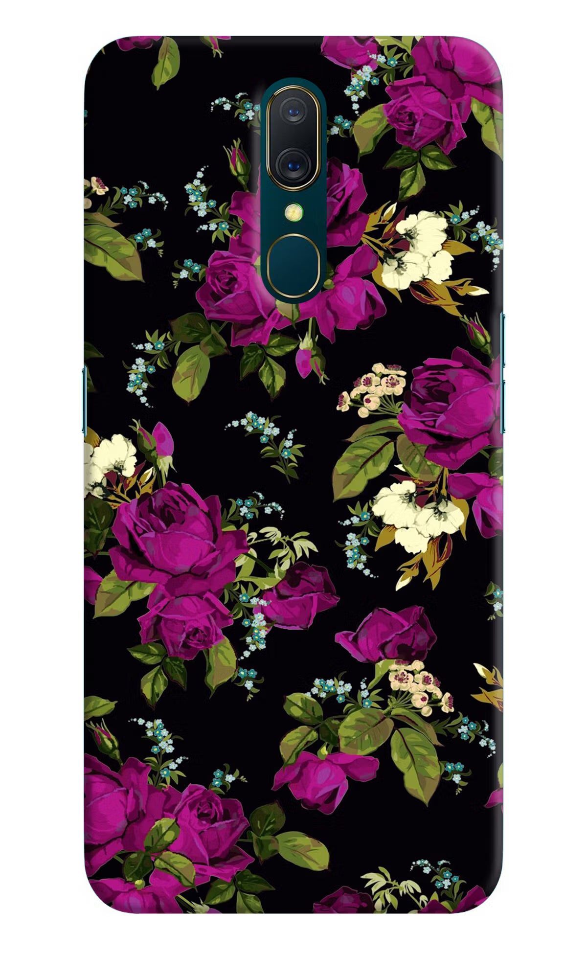 Flowers Oppo A9 Back Cover - Flowers Oppo A9 Hard Case Back Cover by Casekaro Flowers Oppo A9 Hard Case Back Cover by Casekaro