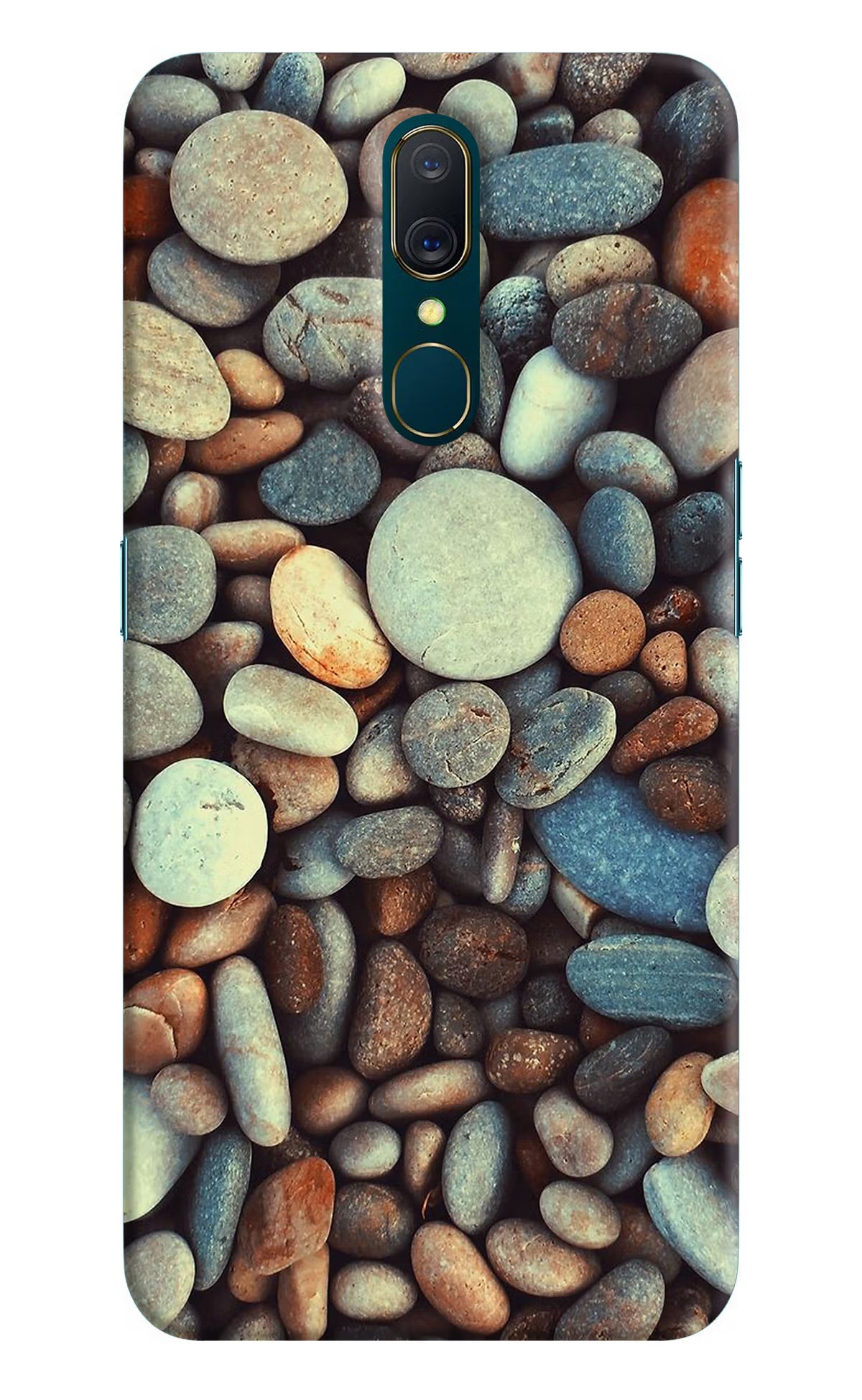 Pebble Oppo A9 Back Cover - Pebble Oppo A9 Hard Case Back Cover by Casekaro Pebble Oppo A9 Hard Case Back Cover by Casekaro