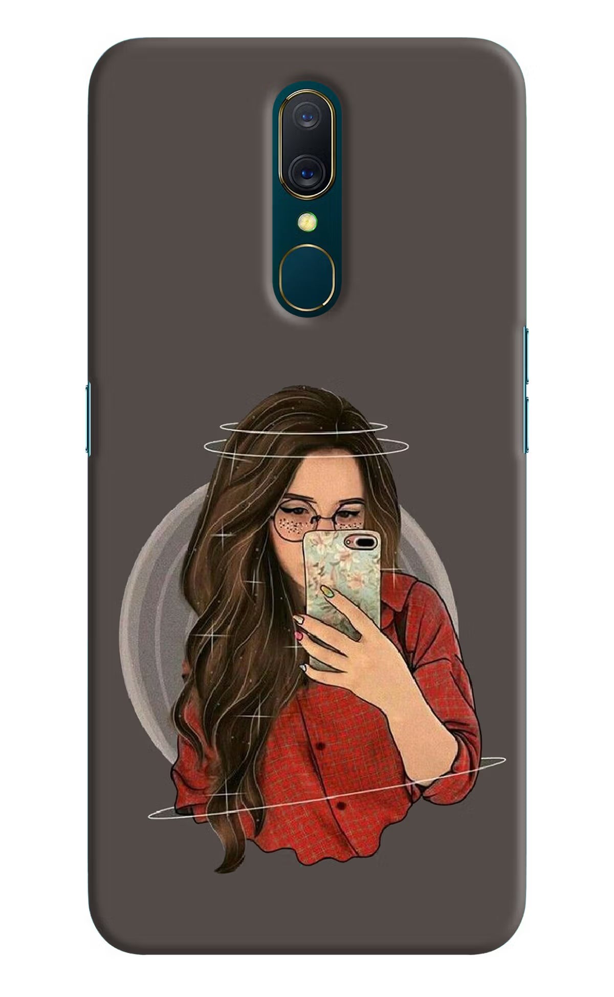 Selfie Queen Oppo A9 Back Cover - Selfie Queen Oppo A9 Hard Case Back Cover by Casekaro Selfie Queen Oppo A9 Hard Case Back Cover by Casekaro