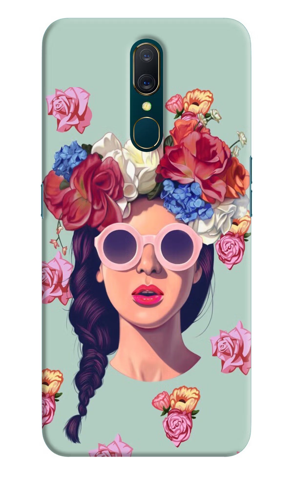 Pretty Girl Oppo A9 Back Cover - Pretty Girl Oppo A9 Hard Case Back Cover by Casekaro Pretty Girl Oppo A9 Hard Case Back Cover by Casekaro