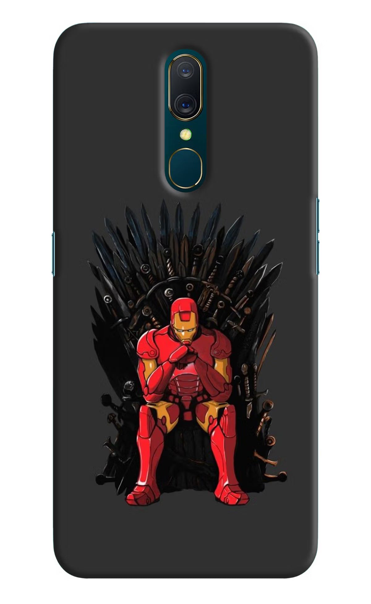 Ironman Throne Oppo A9 Back Cover - Ironman Throne Oppo A9 Hard Case Back Cover by Casekaro Ironman Throne Oppo A9 Hard Case Back Cover by Casekaro