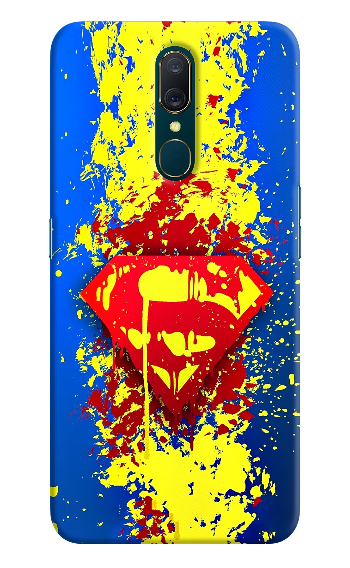 Superman logo Oppo A9 Back Cover - Superman logo Oppo A9 Hard Case Back Cover by Casekaro Superman logo Oppo A9 Hard Case Back Cover by Casekaro