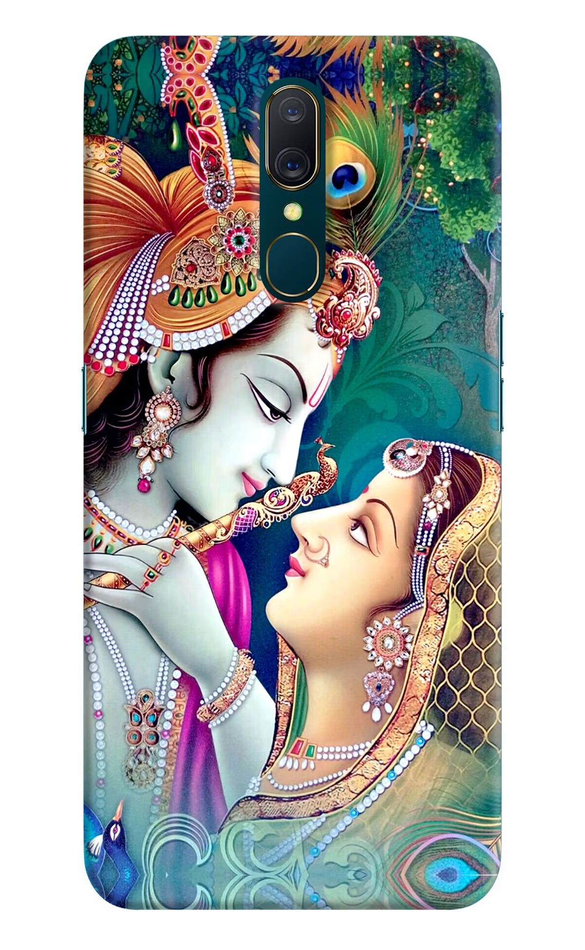 Lord Radha Krishna Oppo A9 Back Cover - Lord Radha Krishna Oppo A9 Hard Case Back Cover by Casekaro Lord Radha Krishna Oppo A9 Hard Case Back Cover by Casekaro