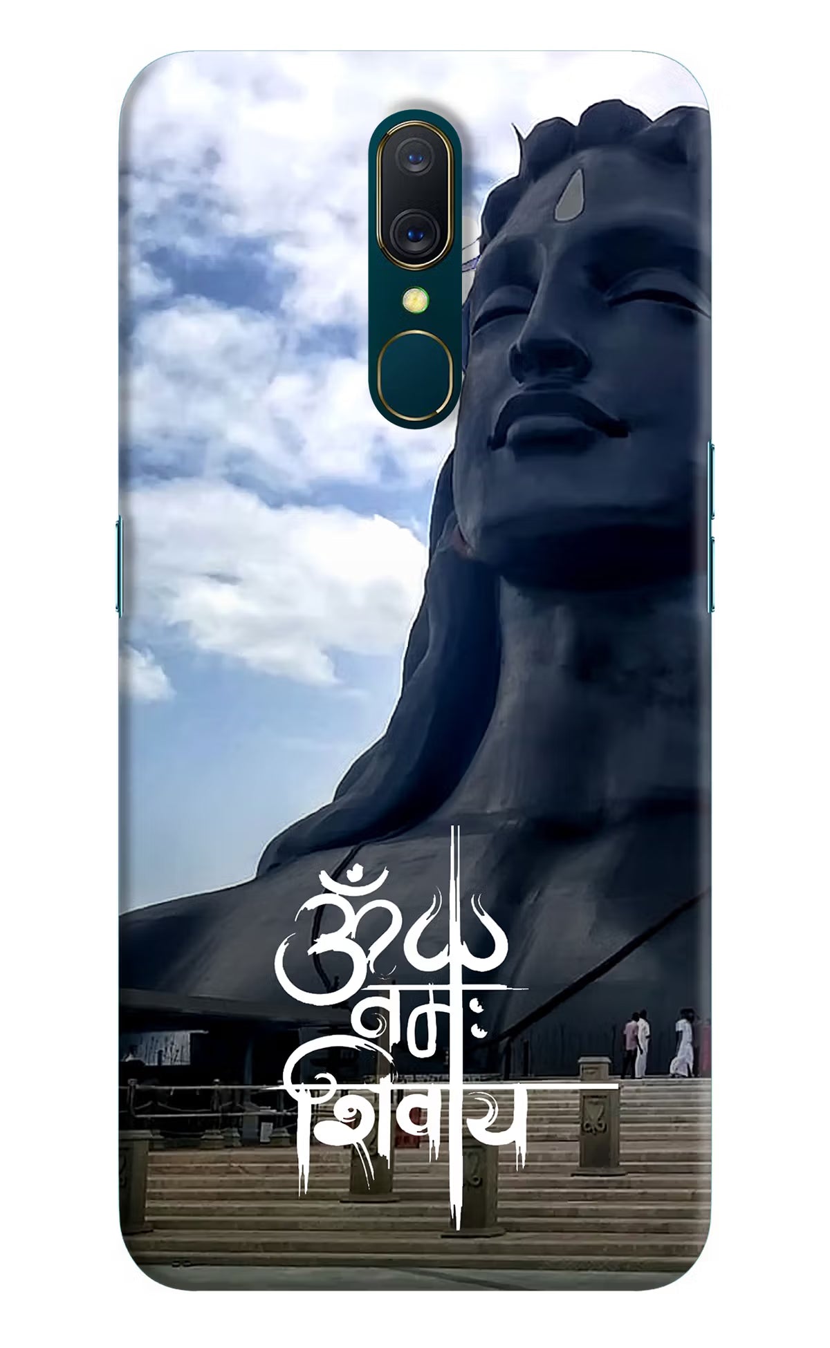 Om Namah Shivay Oppo A9 Back Cover - Om Namah Shivay Oppo A9 Hard Case Back Cover by Casekaro Om Namah Shivay Oppo A9 Hard Case Back Cover by Casekaro