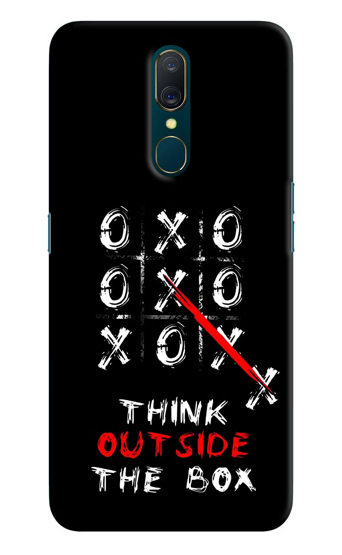 Think out of the BOX Oppo A9 Back Cover - Think out of the BOX Oppo A9 Hard Case Back Cover by Casekaro Think out of the BOX Oppo A9 Hard Case Back Cover by Casekaro