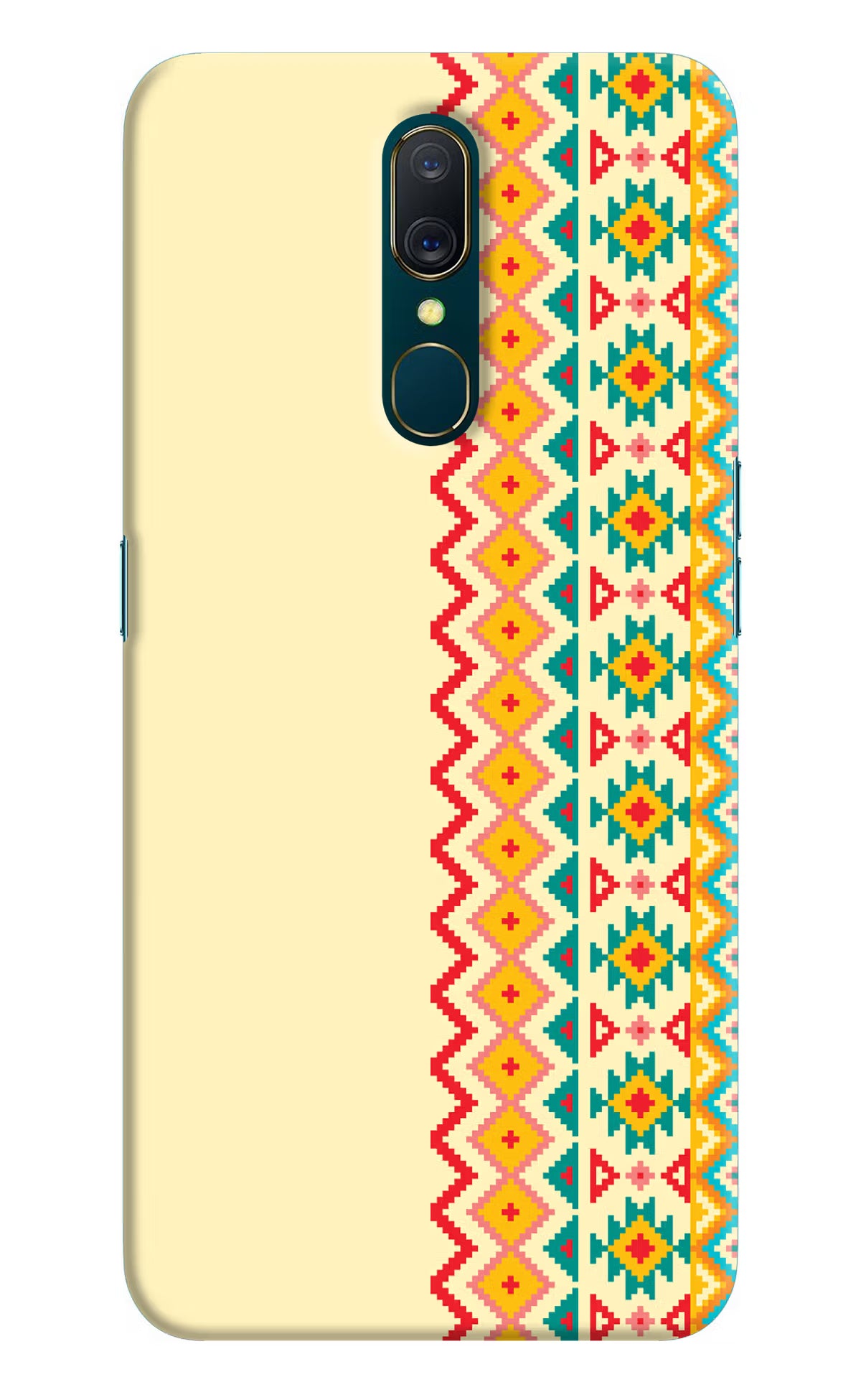 Ethnic Seamless Oppo A9 Back Cover - Ethnic Seamless Oppo A9 Hard Case Back Cover by Casekaro Ethnic Seamless Oppo A9 Hard Case Back Cover by Casekaro
