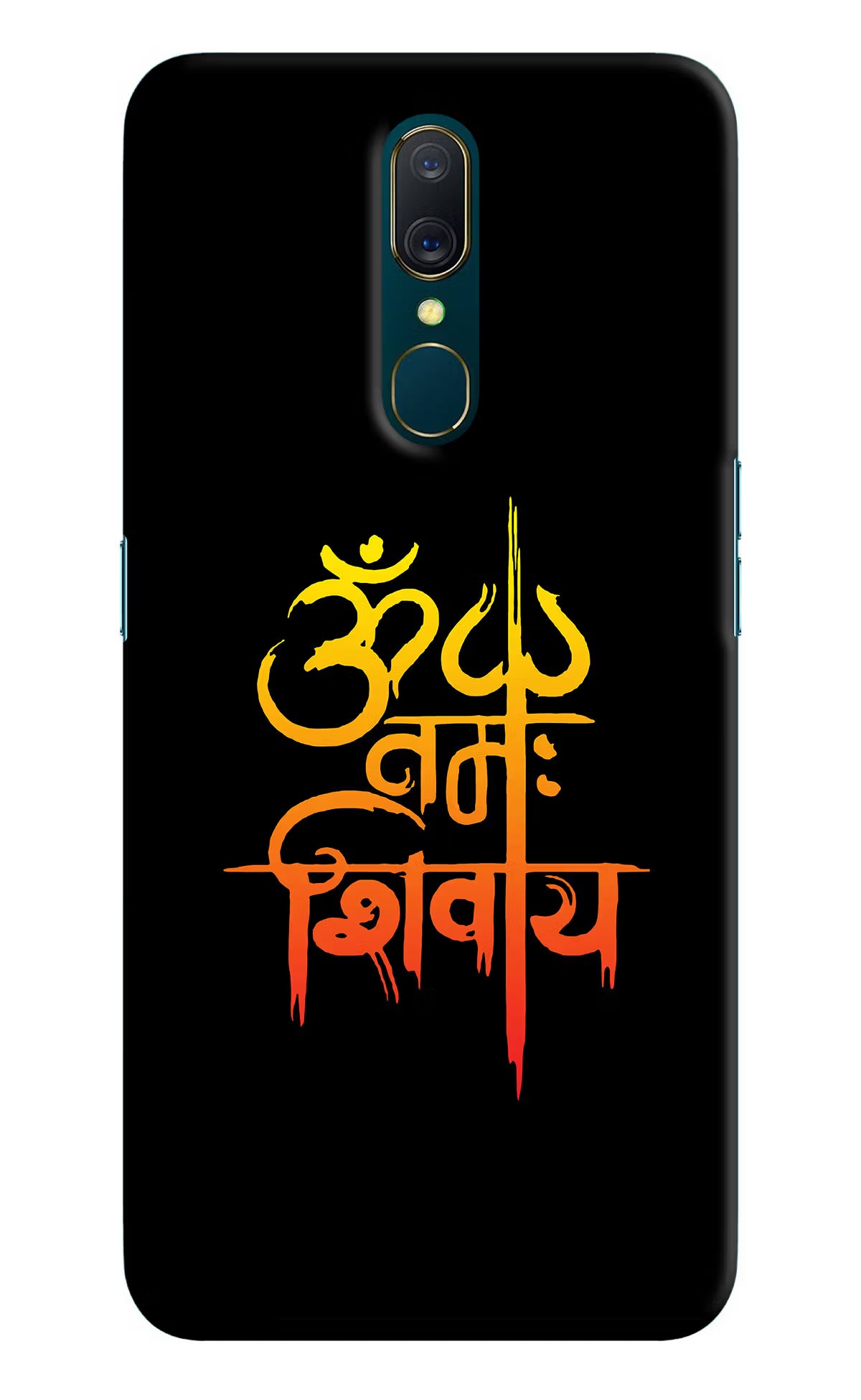 Om Namah Shivay Oppo A9 Back Cover - Om Namah Shivay Oppo A9 Hard Case Back Cover by Casekaro Om Namah Shivay Oppo A9 Hard Case Back Cover by Casekaro