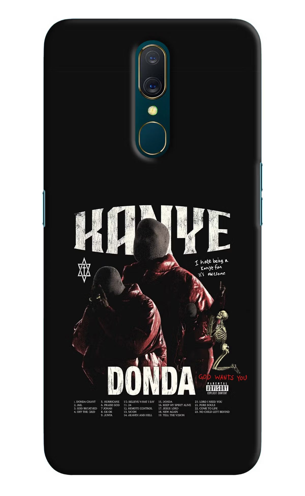 Donda Kanye West Oppo A9 Back Cover - Donda Kanye West Oppo A9 Hard Case Back Cover by Casekaro Donda Kanye West Oppo A9 Hard Case Back Cover by Casekaro