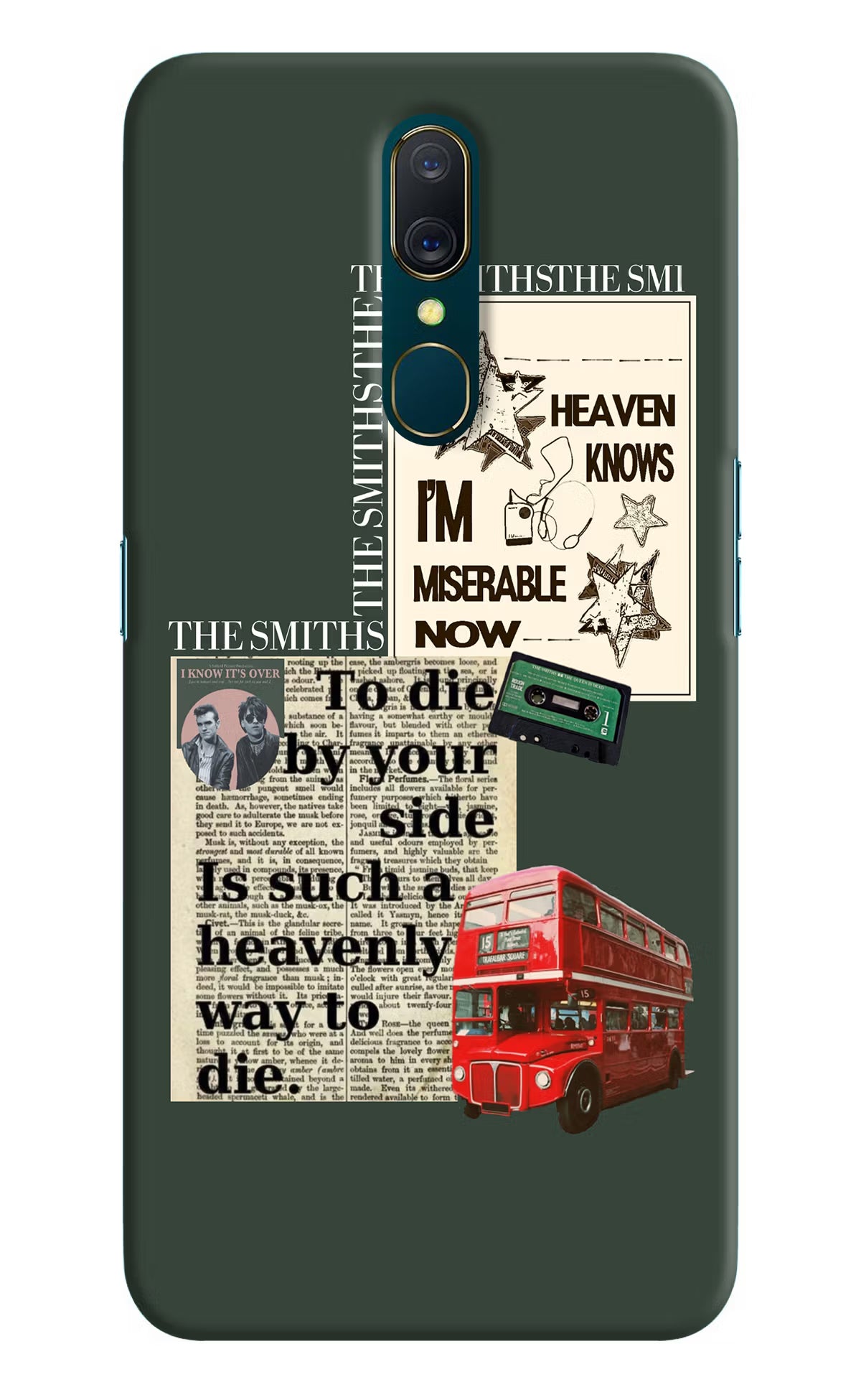 The Smiths Oppo A9 Back Cover - The Smiths Oppo A9 Hard Case Back Cover by Casekaro The Smiths Oppo A9 Hard Case Back Cover by Casekaro