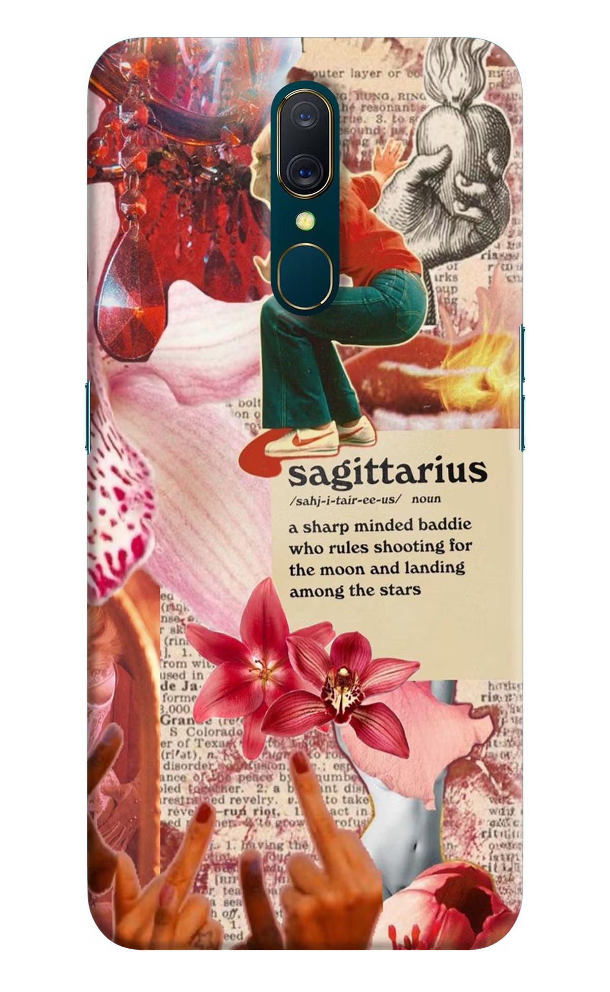 Sagittarius Zodiac Oppo A9 Back Cover - Sagittarius Zodiac Oppo A9 Hard Case Back Cover by Casekaro Sagittarius Zodiac Oppo A9 Hard Case Back Cover by Casekaro