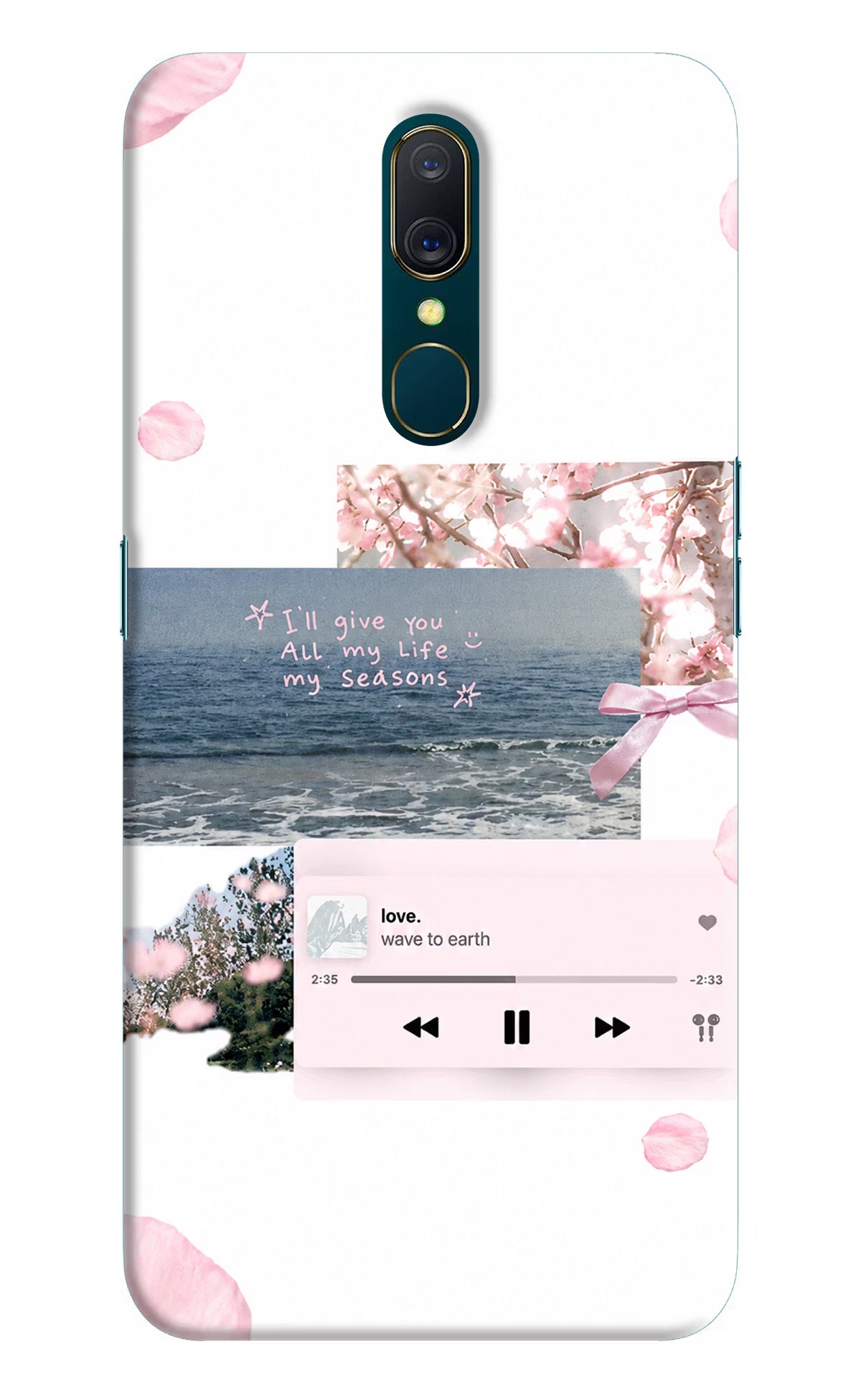 Wave to earth Oppo A9 Back Cover - Wave to earth Oppo A9 Back Cover Wave to earth Oppo A9 Back Cover