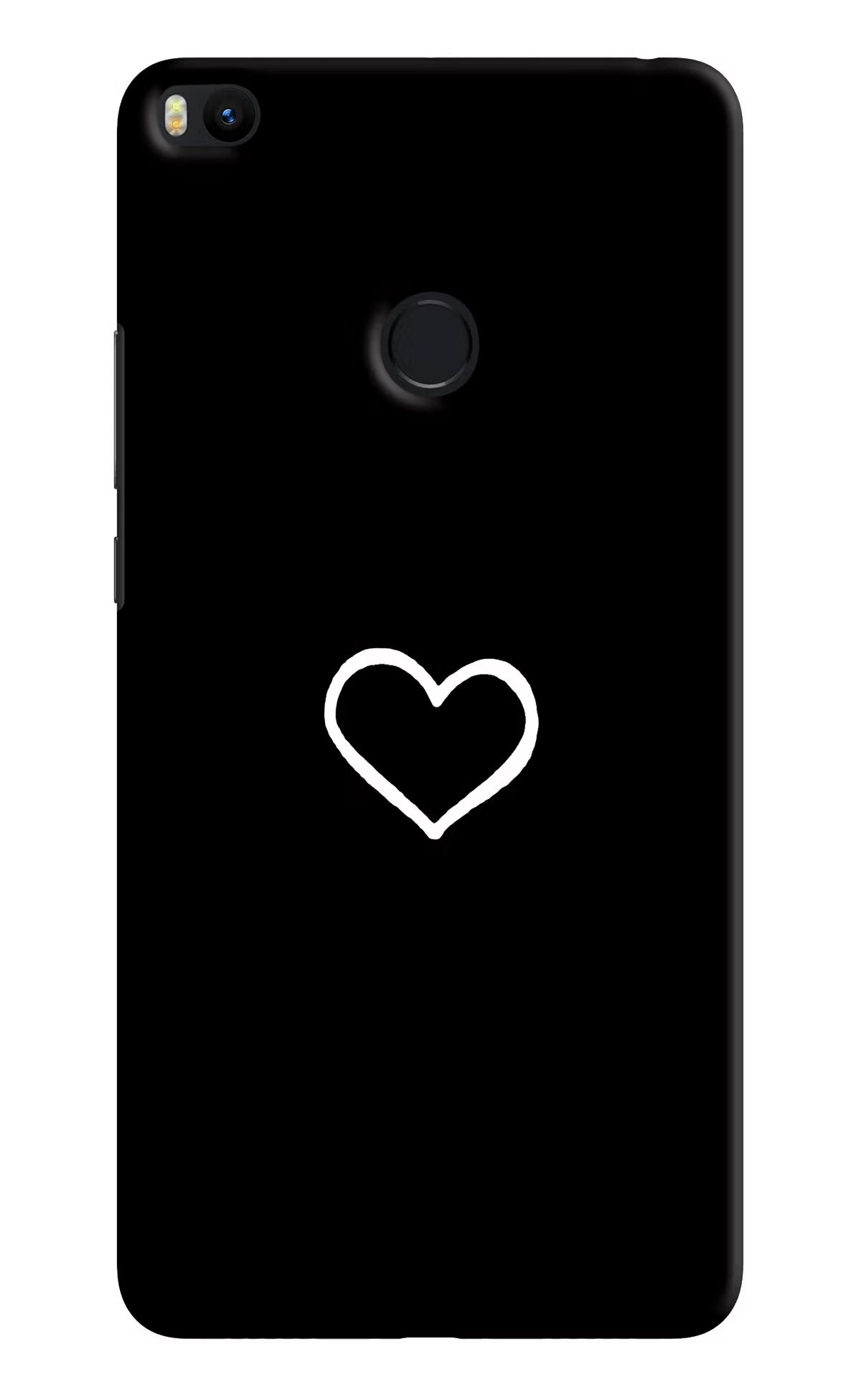 Heart Mi Max 2 Back Cover - Heart Mi Max 2 Hard Case Back Cover by Casekaro Heart Mi Max 2 Hard Case Back Cover by Casekaro