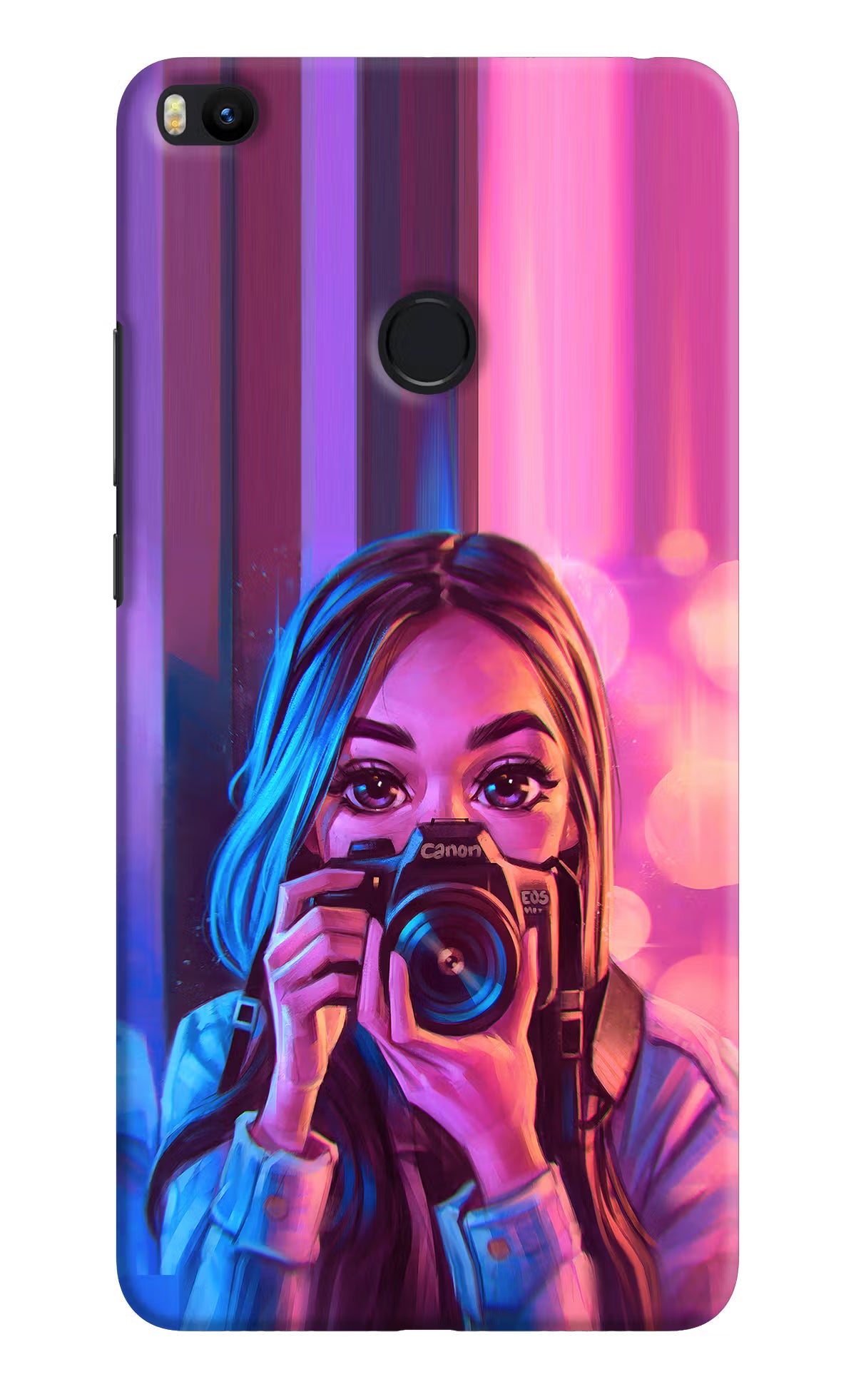 Girl Photographer Mi Max 2 Back Cover - Girl Photographer Mi Max 2 Hard Case Back Cover by Casekaro Girl Photographer Mi Max 2 Hard Case Back Cover by Casekaro