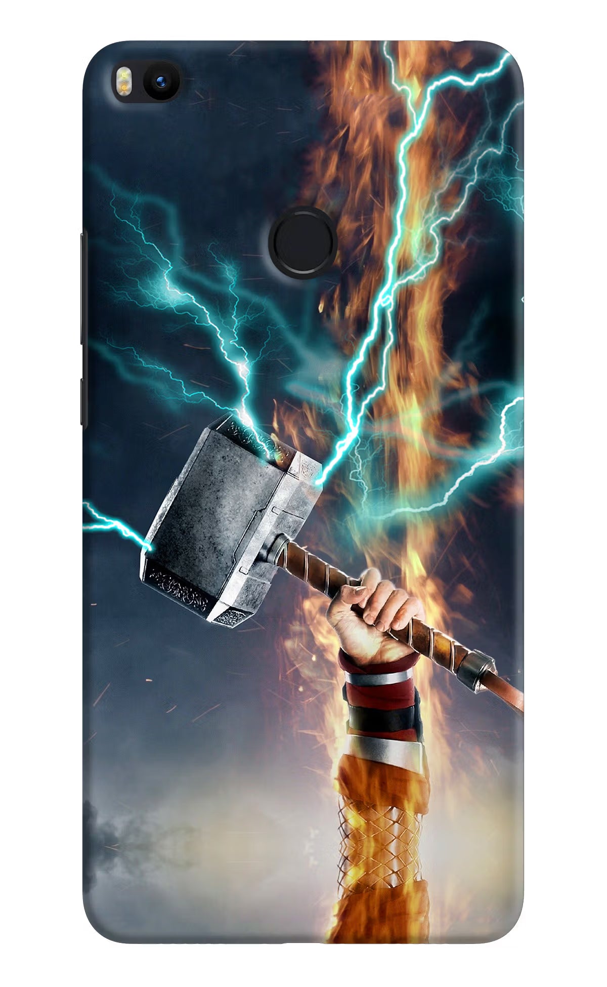 Thor Hammer Mjolnir Mi Max 2 Back Cover - Thor Hammer Mjolnir Mi Max 2 Hard Case Back Cover by Casekaro Thor Hammer Mjolnir Mi Max 2 Hard Case Back Cover by Casekaro