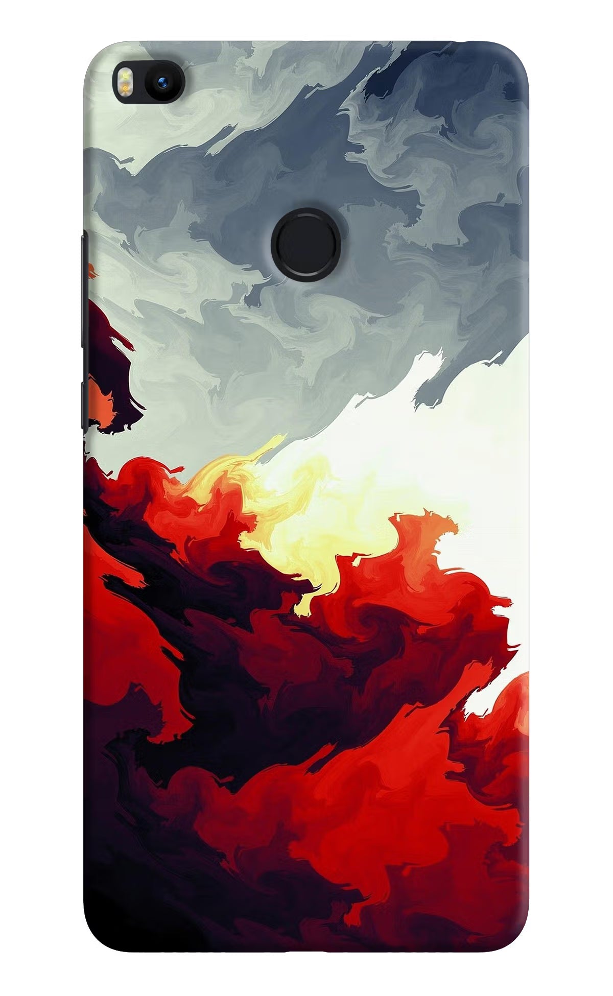 Fire Cloud Mi Max 2 Back Cover - Fire Cloud Mi Max 2 Hard Case Back Cover by Casekaro Fire Cloud Mi Max 2 Hard Case Back Cover by Casekaro
