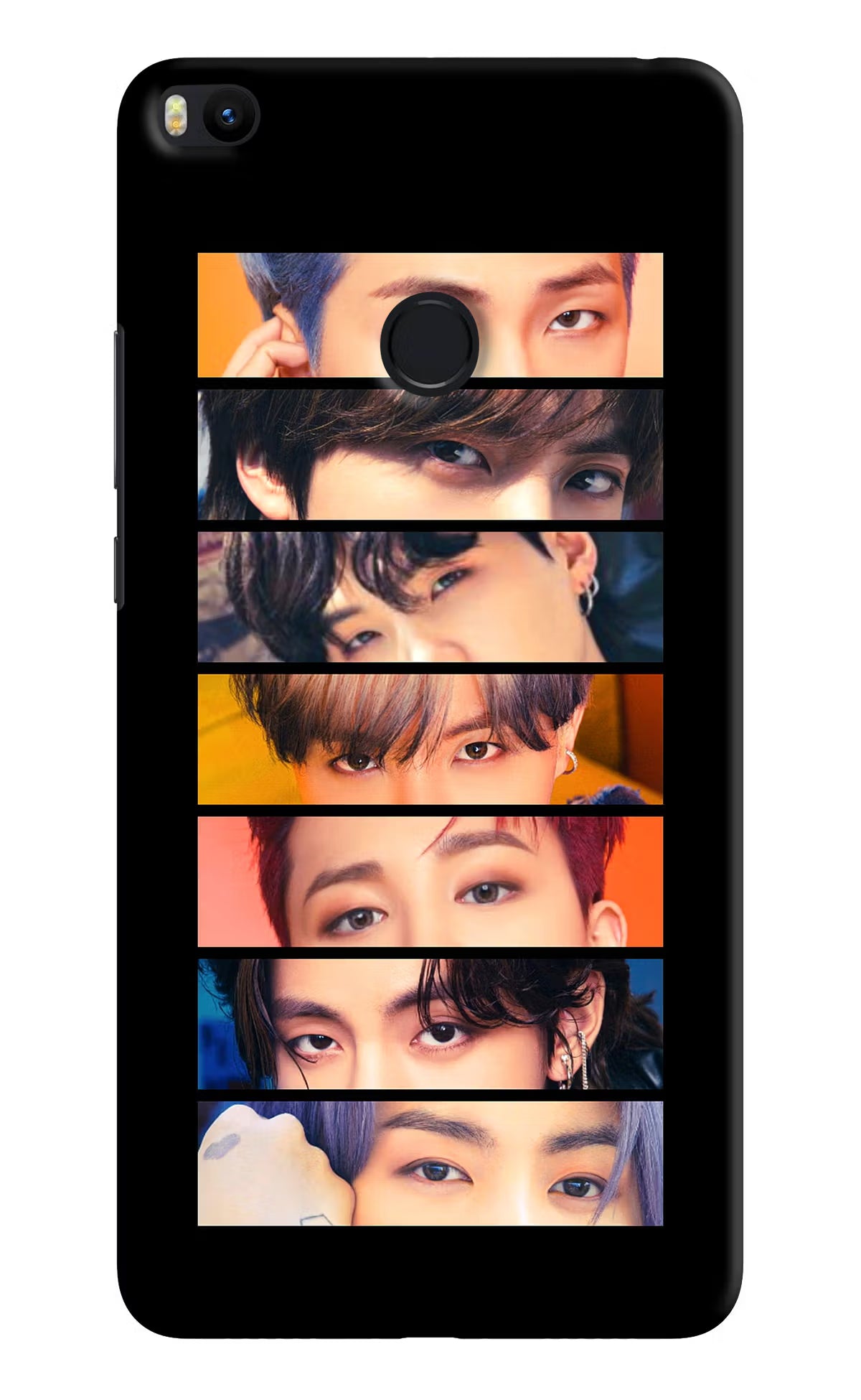 BTS Eyes Mi Max 2 Back Cover - BTS Eyes Mi Max 2 Hard Case Back Cover by Casekaro BTS Eyes Mi Max 2 Hard Case Back Cover by Casekaro