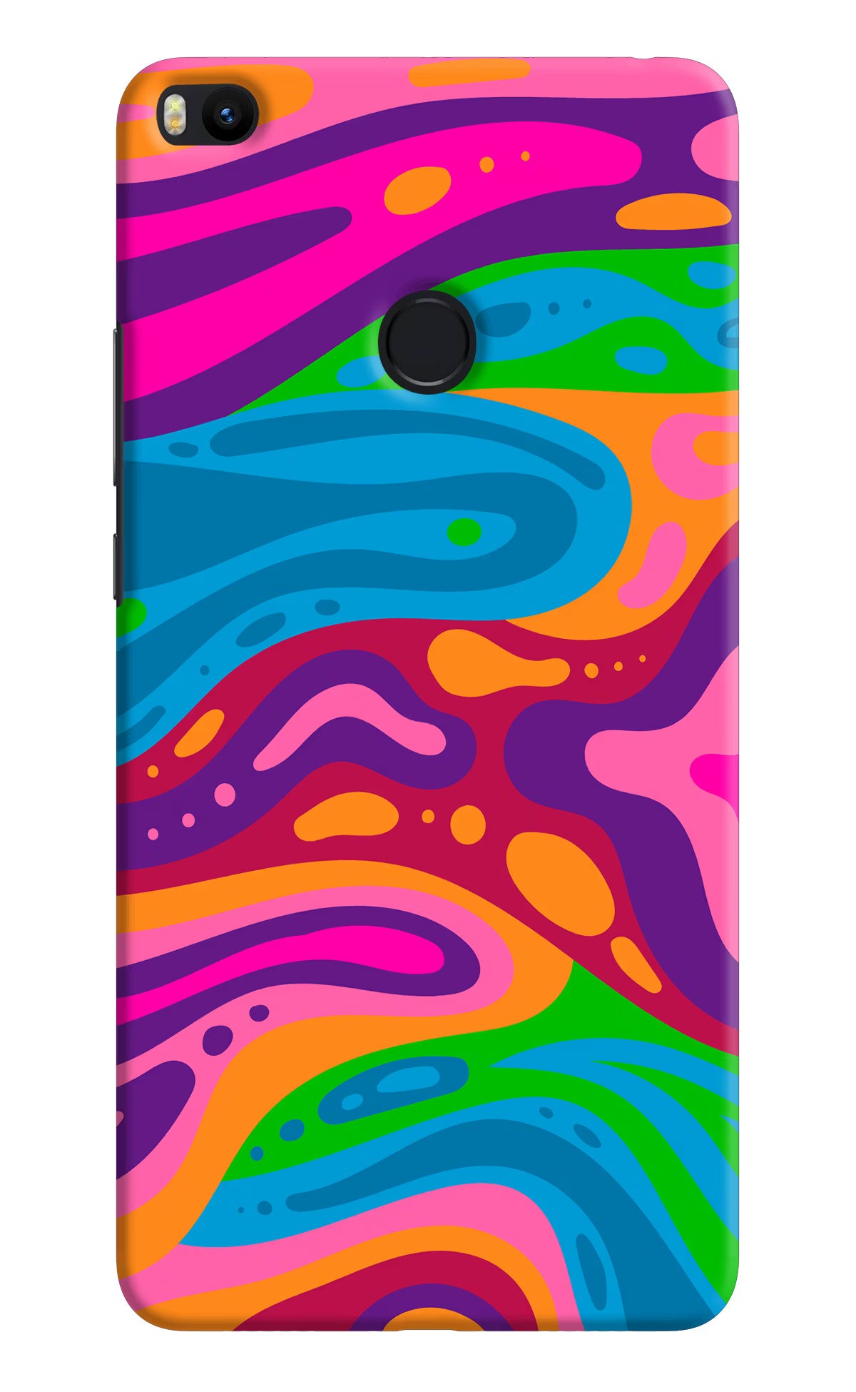 Trippy Pattern Mi Max 2 Back Cover - Trippy Pattern Mi Max 2 Hard Case Back Cover by Casekaro Trippy Pattern Mi Max 2 Hard Case Back Cover by Casekaro