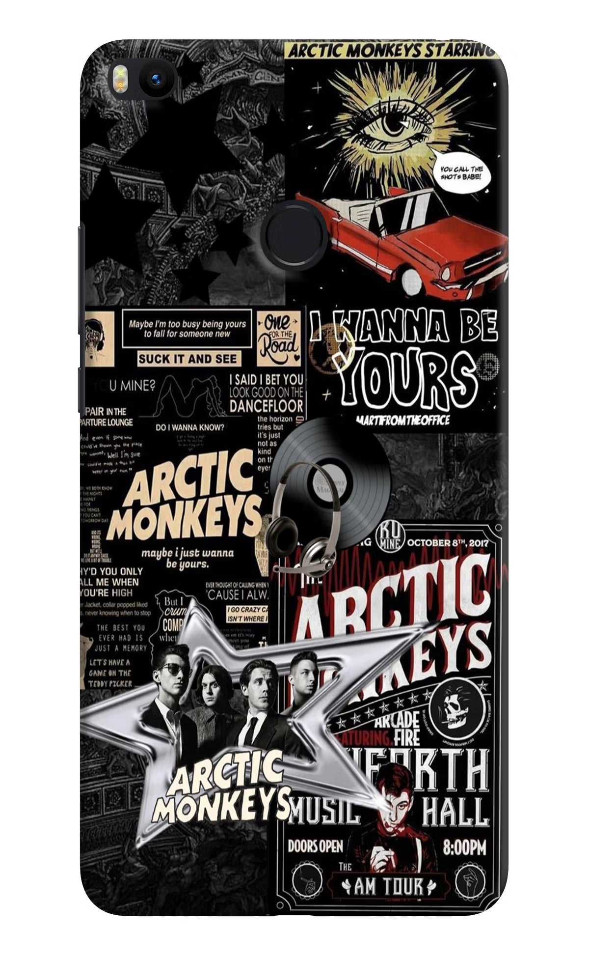 Arctic Monkeys Mi Max 2 Back Cover - Arctic Monkeys Mi Max 2 Hard Case Back Cover by Casekaro Arctic Monkeys Mi Max 2 Hard Case Back Cover by Casekaro