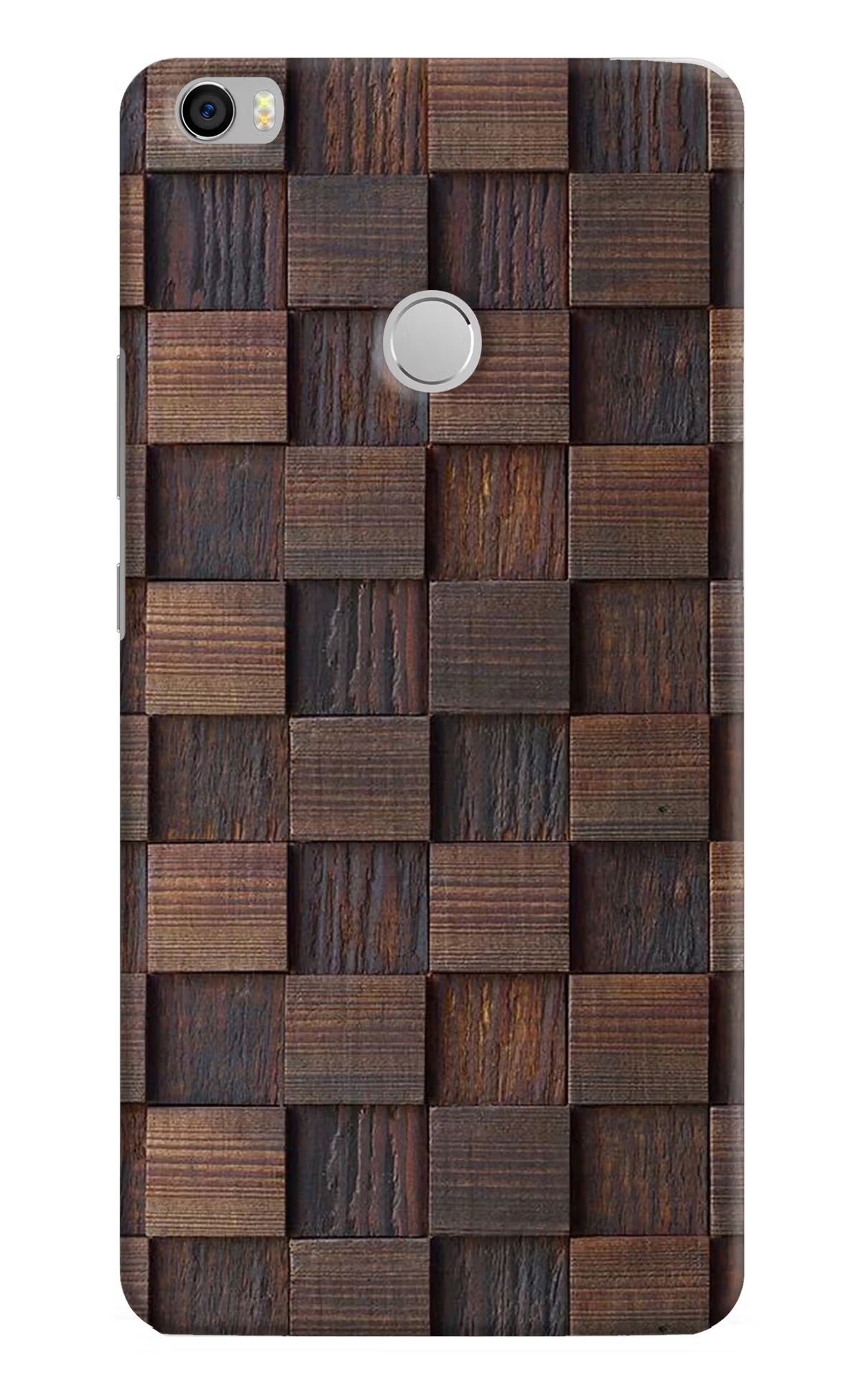 Wooden Cube Design Mi Max Back Cover - Wooden Cube Design Mi Max Hard Case Back Cover by Casekaro Wooden Cube Design Mi Max Hard Case Back Cover by Casekaro