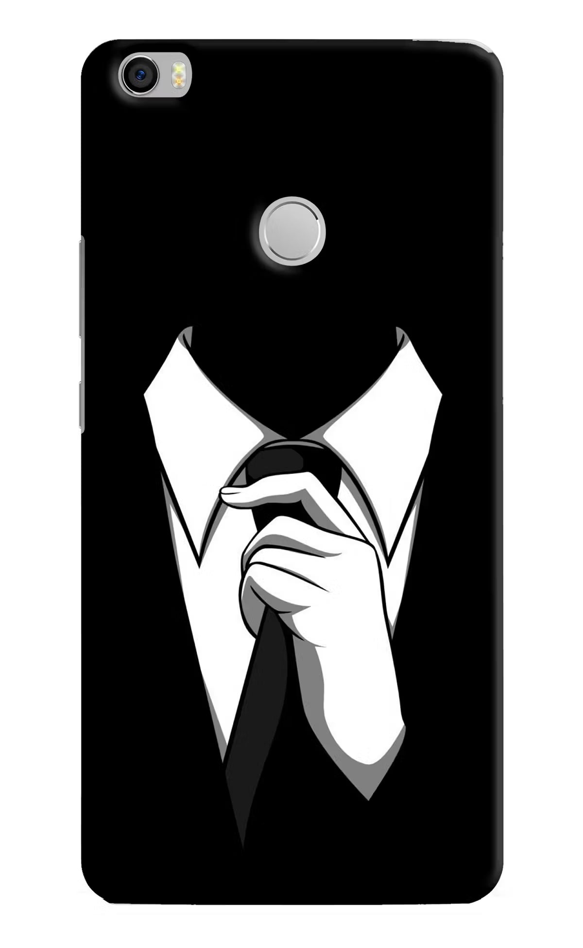 Black Tie Mi Max Back Cover - Black Tie Mi Max Hard Case Back Cover by Casekaro Black Tie Mi Max Hard Case Back Cover by Casekaro