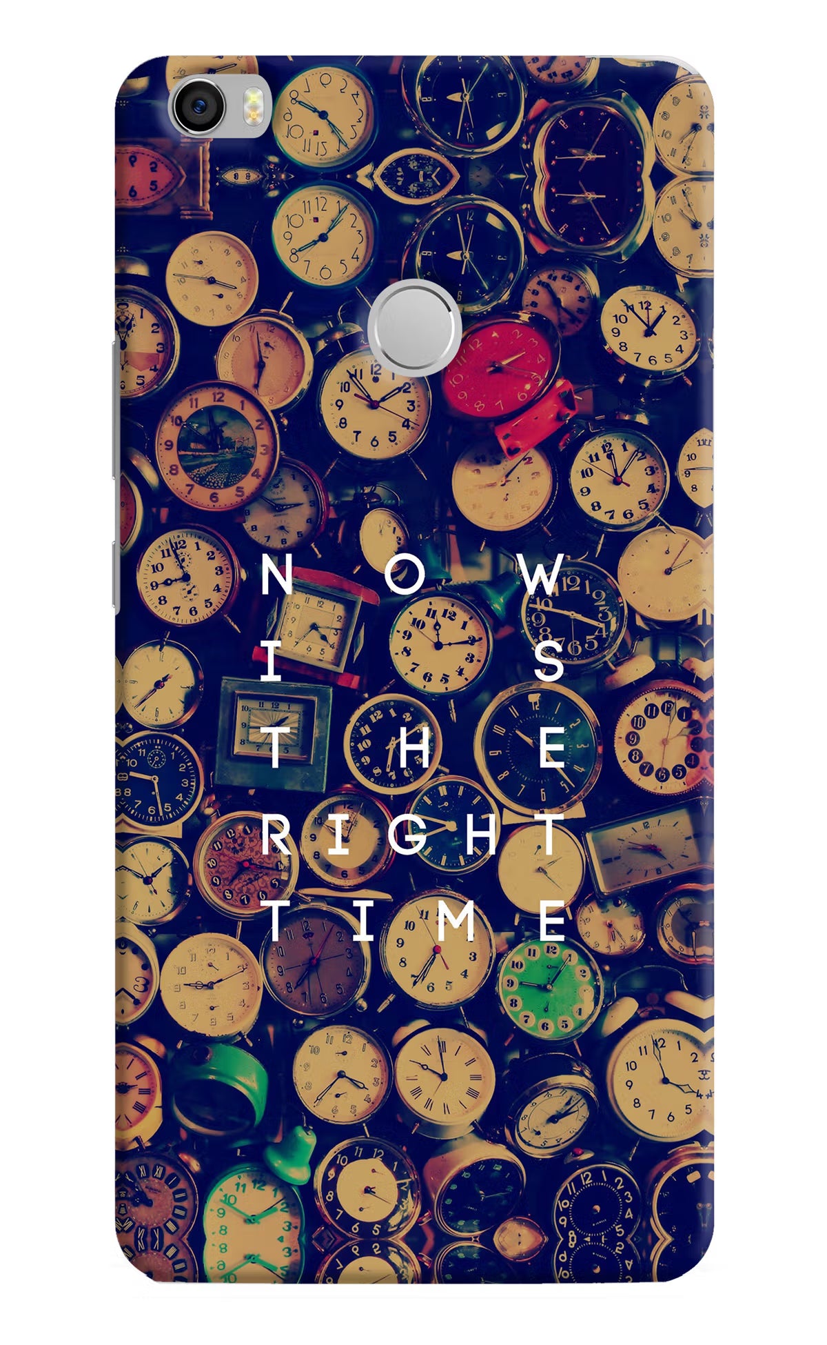 Now is the Right Time Quote Mi Max Back Cover - Now is the Right Time Quote Mi Max Hard Case Back Cover by Casekaro Now is the Right Time Quote Mi Max Hard Case Back Cover by Casekaro