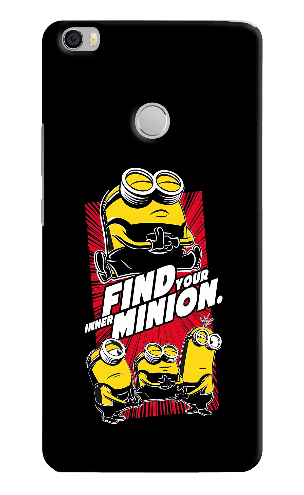 Find your inner Minion Mi Max Back Cover - Find your inner Minion Mi Max Hard Case Back Cover by Casekaro Find your inner Minion Mi Max Hard Case Back Cover by Casekaro